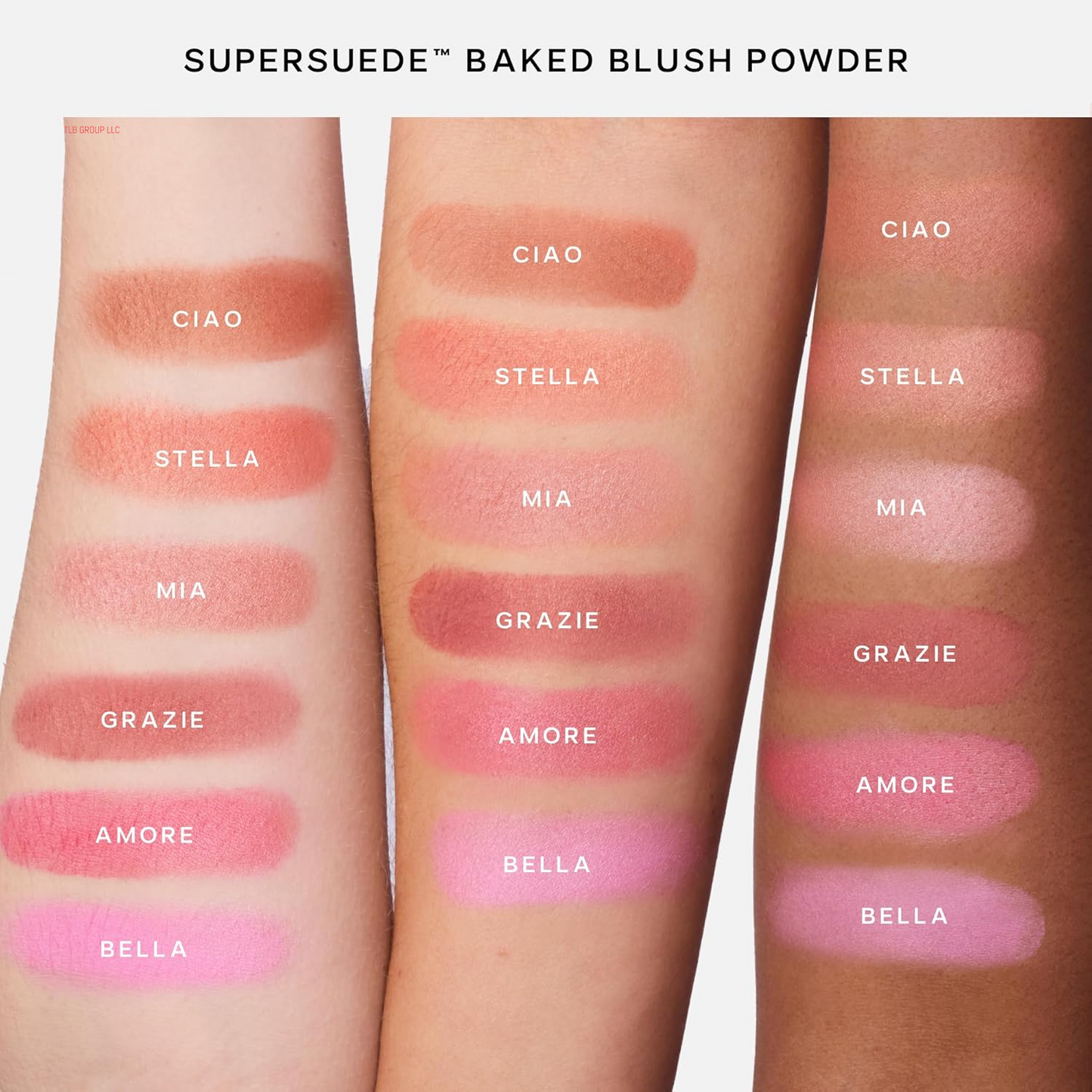 Supersuede Baked Blush - Talc-Free Powder Blush for All Day Wear - Enriched with Plant-Derived Squalane + Glycerin to Help Moisturize Dry Skin - Mia (.01 Ounce)