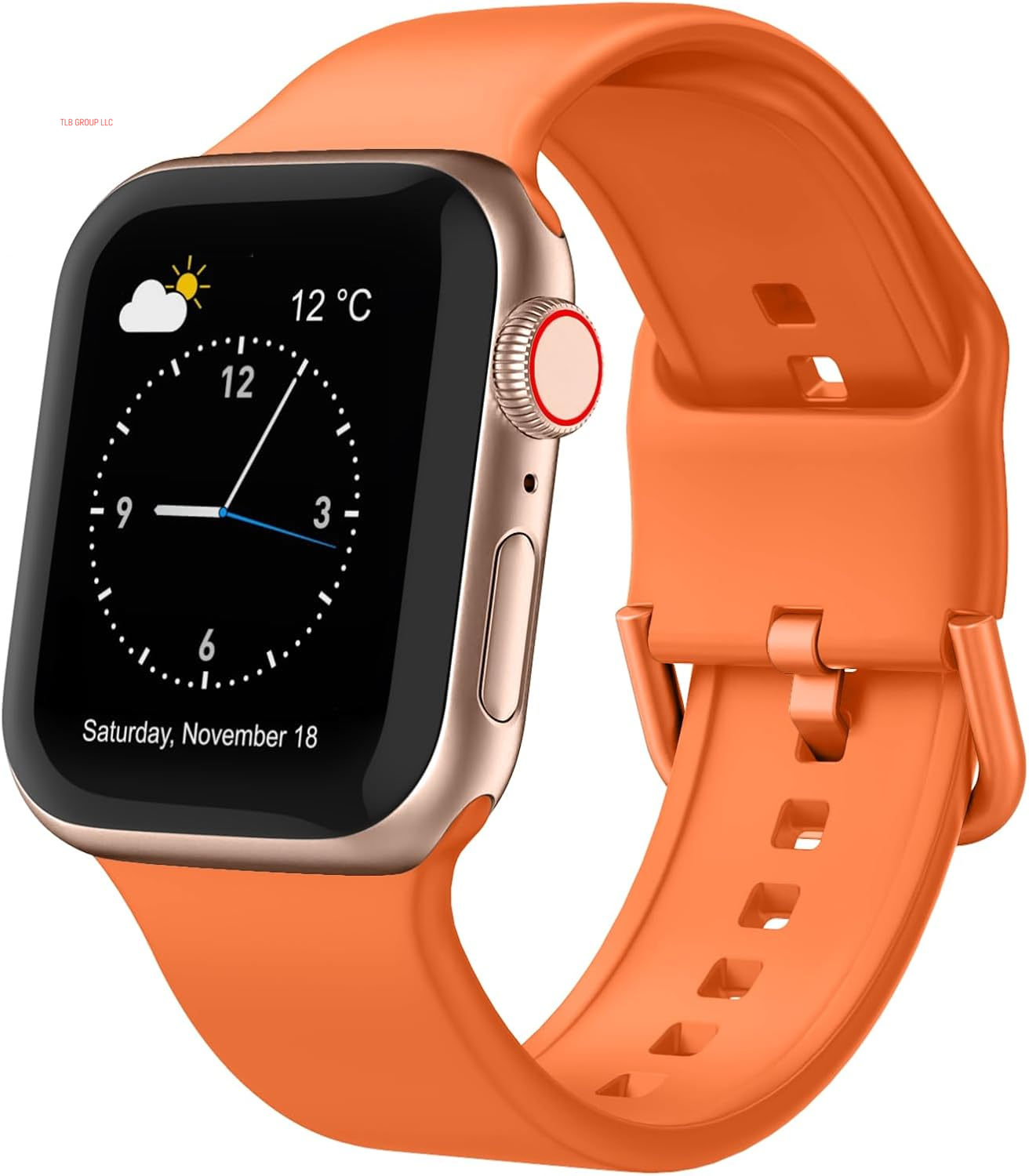 Sport Band Compatible with Apple Watch Bands 49Mm 46Mm 45Mm 44Mm 42Mm 41Mm 40Mm 38Mm, Soft Silicone Wristband Strap with Classic Clasp for Iwatch Series 10 9 Ultra SE 8 7 6 5 4 3 2 1 for Women Men