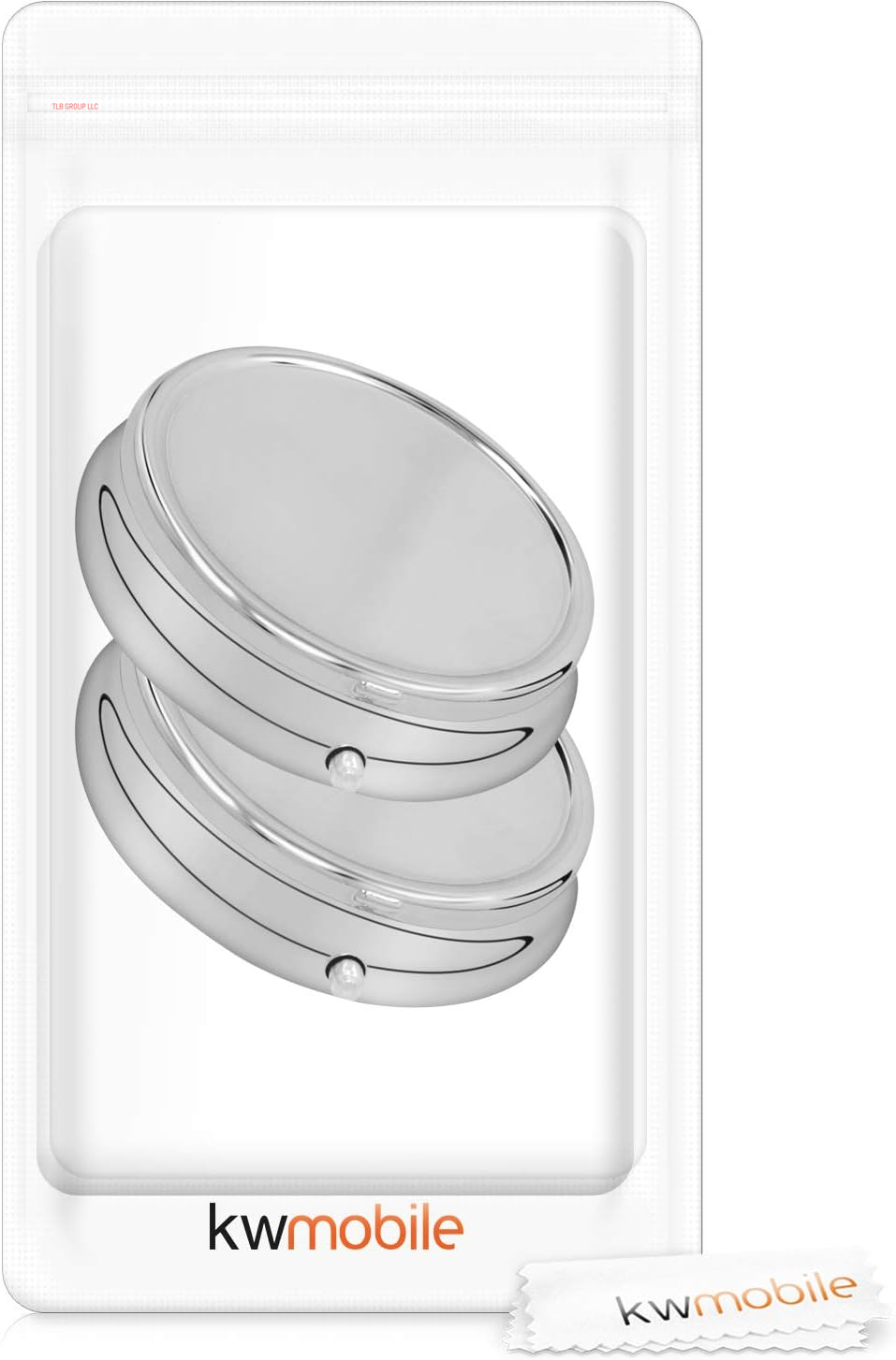 3 Compartment Pill Box - Set of 2X Stainless Steel Travel Box Organizer for Tablets and Prescriptions - Silver