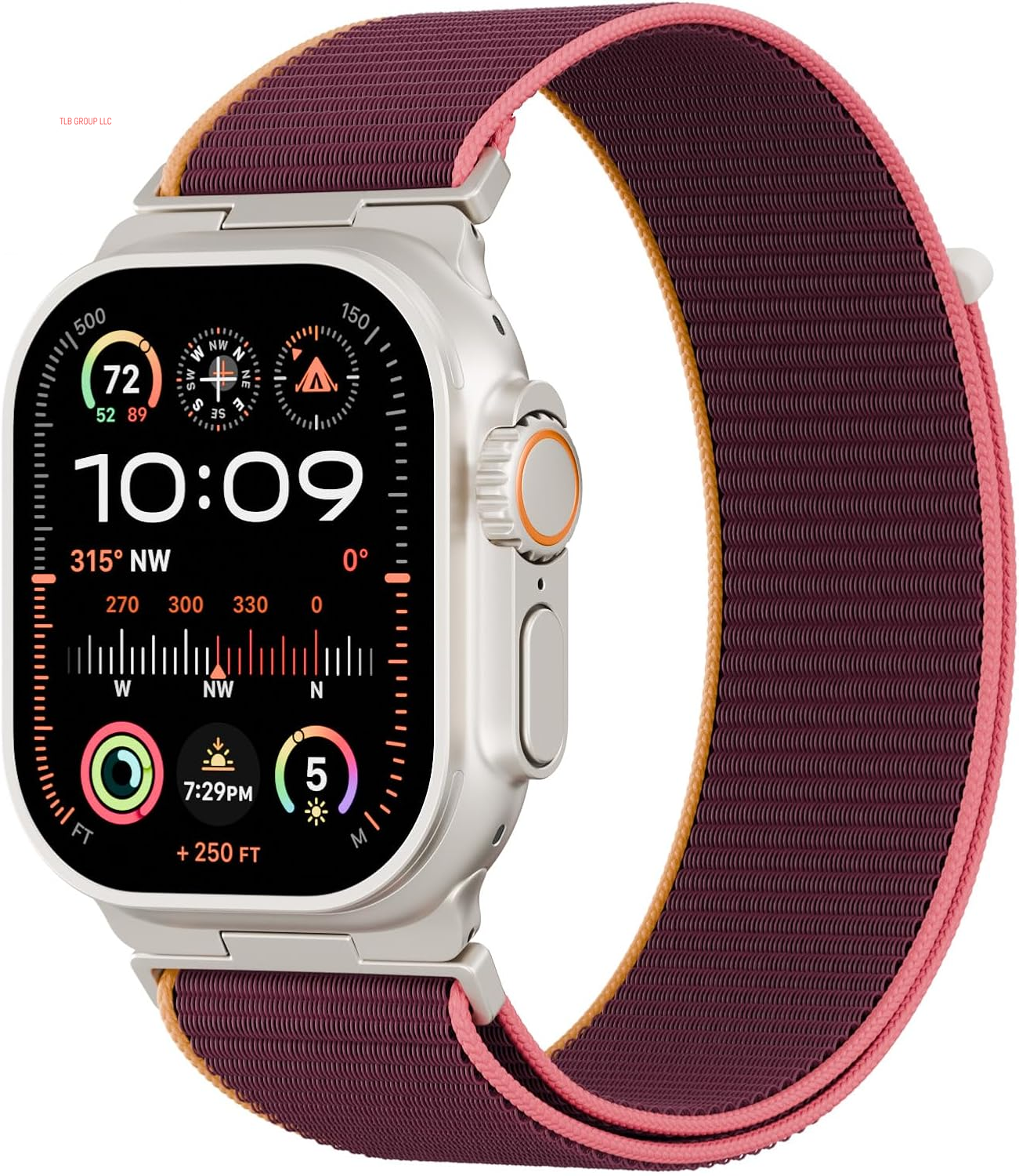 Sport Loop Nylon Bands Compatible with Apple Watch Band 49Mm 46Mm 45Mm 44Mm 42Mm for Men Women, Breathable Adjustable Stretchy Braided Straps for Iwatch Ultra 2/Ultra Series 10/9/8/SE/7/6/5/4/3