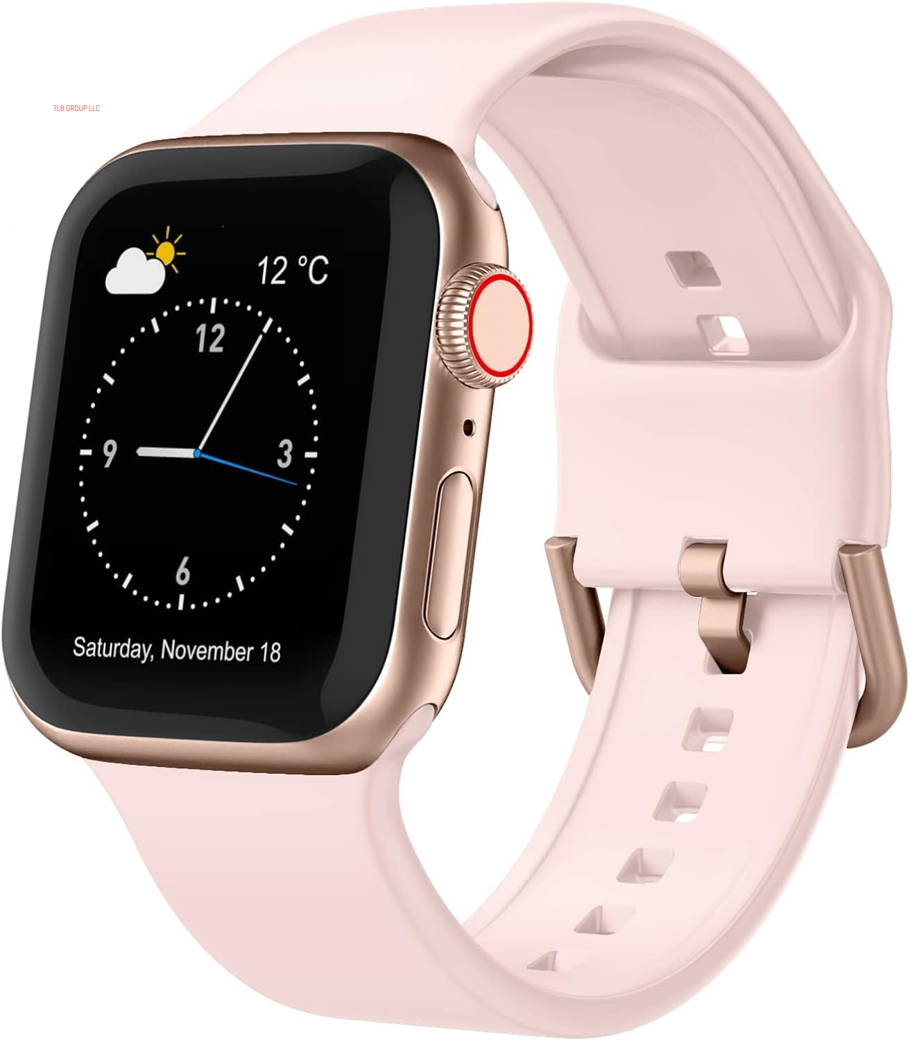 Sport Band Compatible with Apple Watch Bands 49Mm 46Mm 45Mm 44Mm 42Mm 41Mm 40Mm 38Mm, Soft Silicone Wristband Strap with Classic Clasp for Iwatch Series 10 9 Ultra SE 8 7 6 5 4 3 2 1 for Women Men