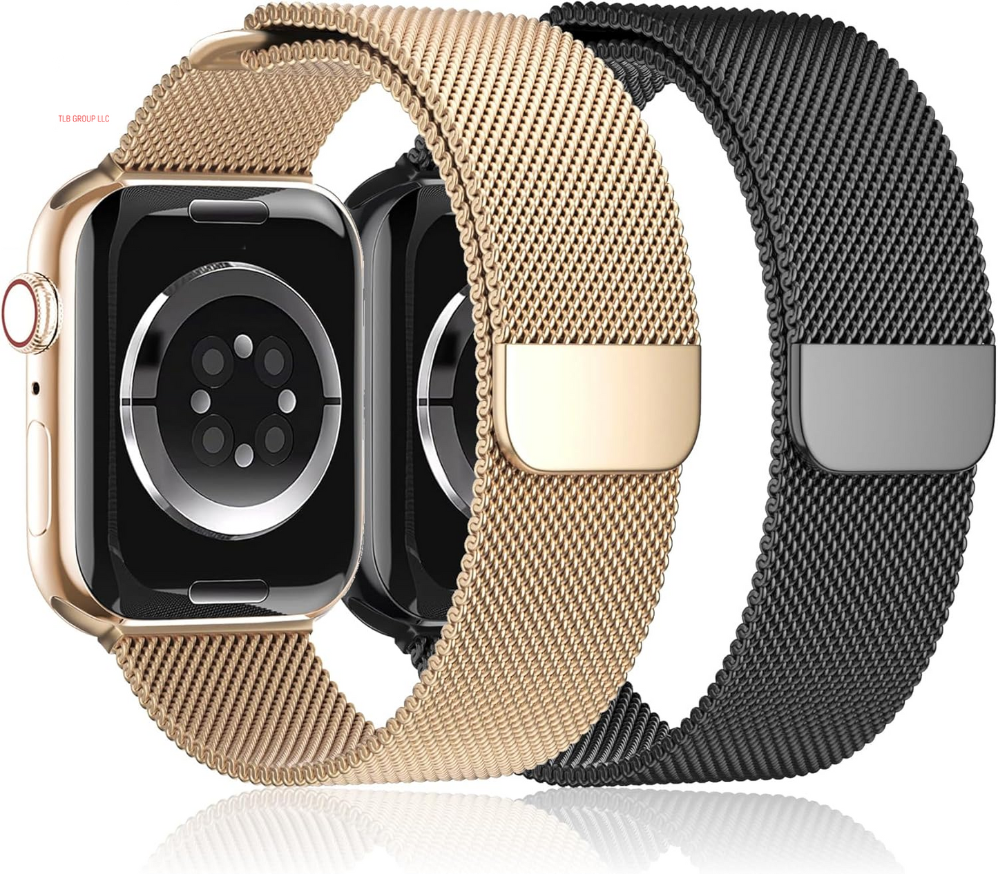 Magnetic Milanese Loop for Apple Watch Band 42Mm 46Mm 40Mm 41Mm 38Mm 44Mm 45Mm 49Mm Women Men,Magnet Stainless Steel Mesh Metal Strap for Iwatch Ultra/2 Series 10 9 8 7 6 5 4,Se/2Nd Generation