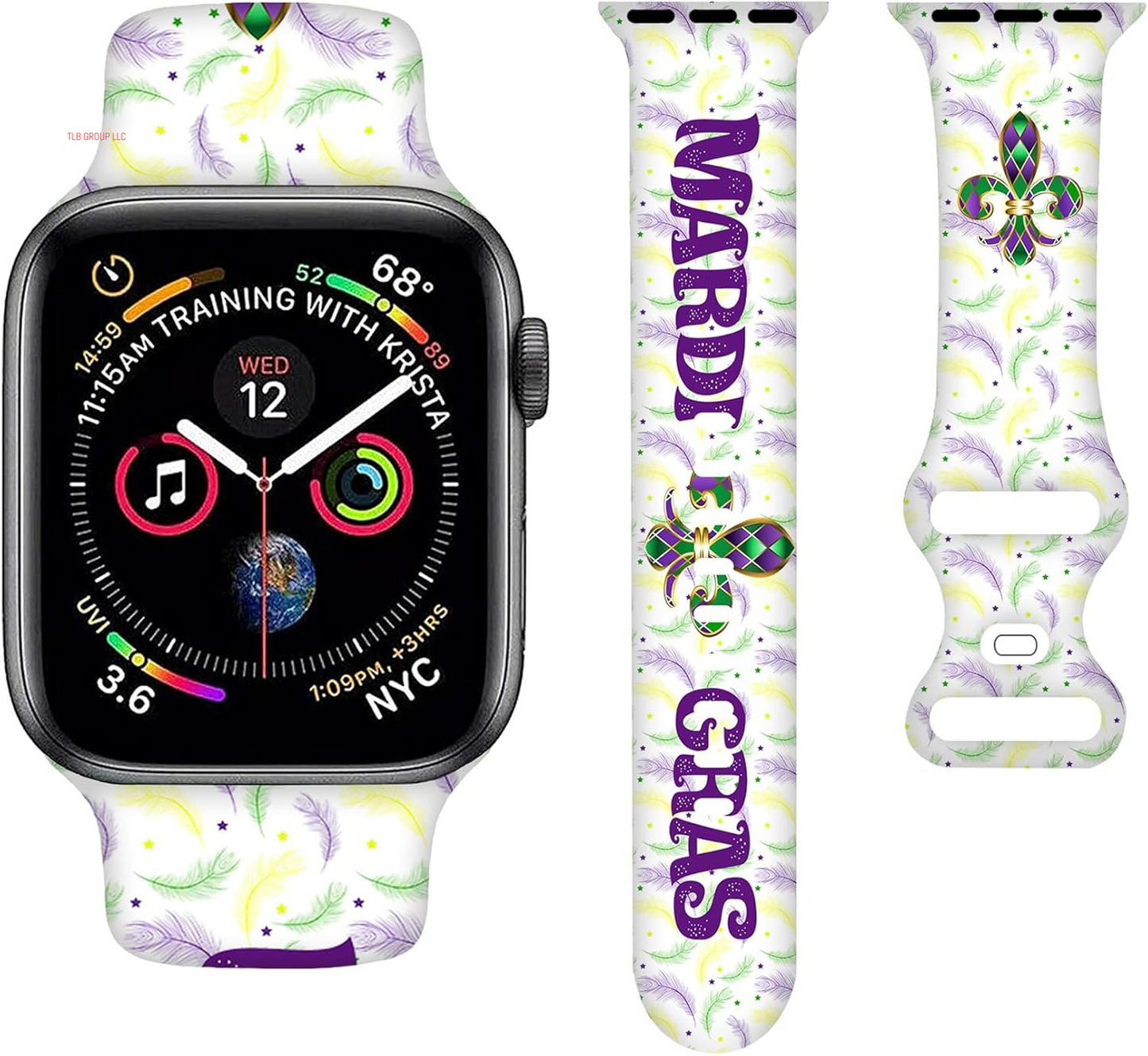 Sport Bands Compatible with Apple Watch Band 38MM 40MM 41MM 42MM 44MM 45MM 49MM, Silicone Strap Compatible with Iwatch Bands Ultra Series SE 9 8 7 6 5 4 3 2 1 for Women Men