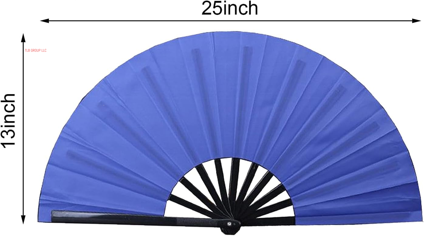 2 Pack 2025 New Large Folding Hand Fan Line Dance Popping Fan,Clap Fans for Line Dancing Foldable Boots on the Ground Clack Fan for Concert Party Festival Halloween or Home Decor