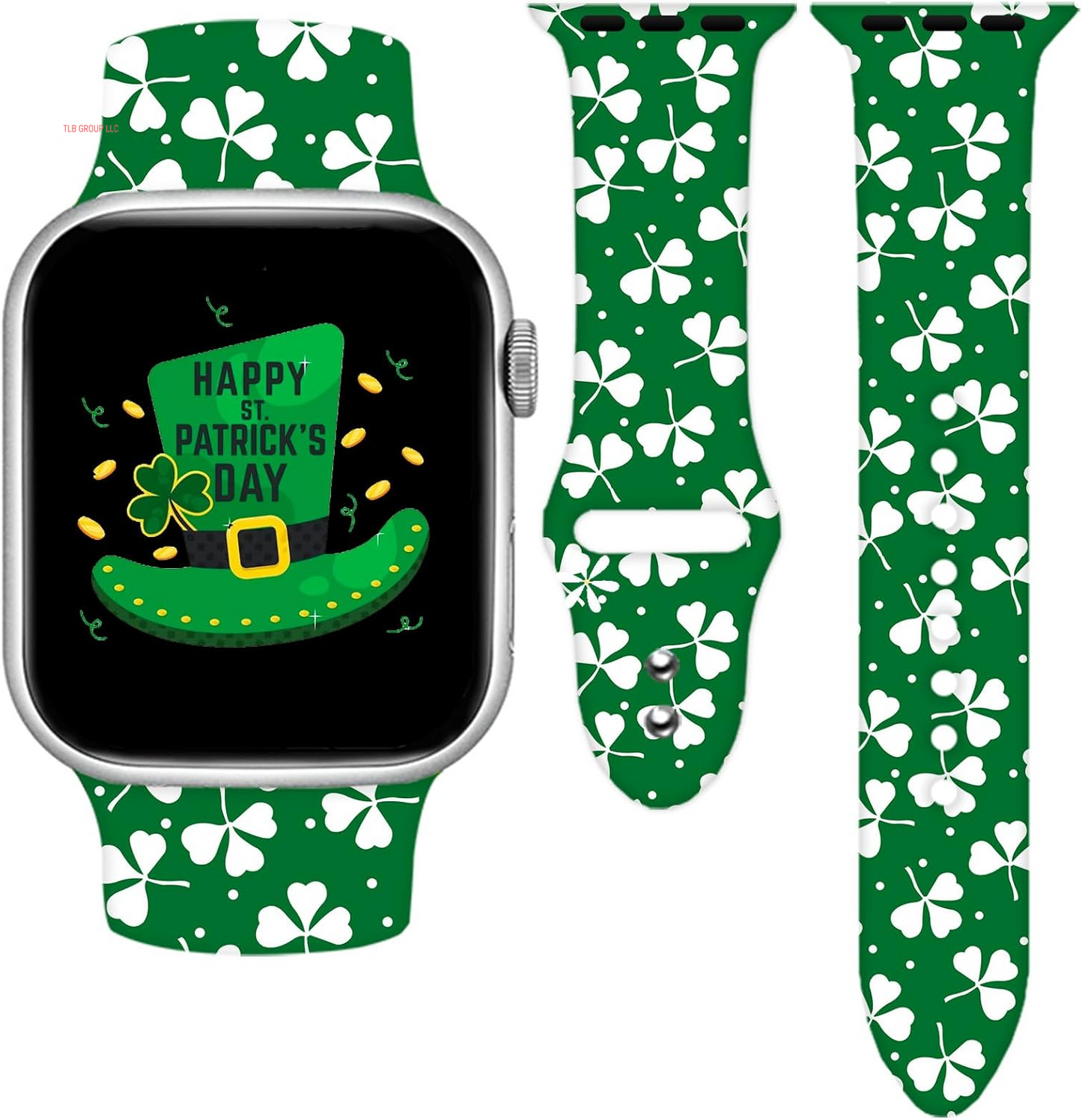 Holidays Watch Band Compatible with Apple Watch 38Mm 40Mm 41Mm 42Mm 44Mm 45Mm 49Mm for Women Men,Soft Silicone Replacement Sport Accessories Strap Replacement Wristband for Iwatch Series Ultra 9 8 7 6 5 4 3 2 1 SE