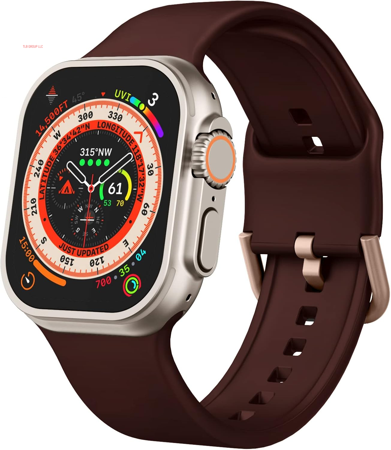 Sport Band Compatible with Apple Watch Bands 49Mm 46Mm 45Mm 44Mm 42Mm 41Mm 40Mm 38Mm, Soft Silicone Wristband Strap with Classic Clasp for Iwatch Series 10 9 Ultra SE 8 7 6 5 4 3 2 1 for Women Men