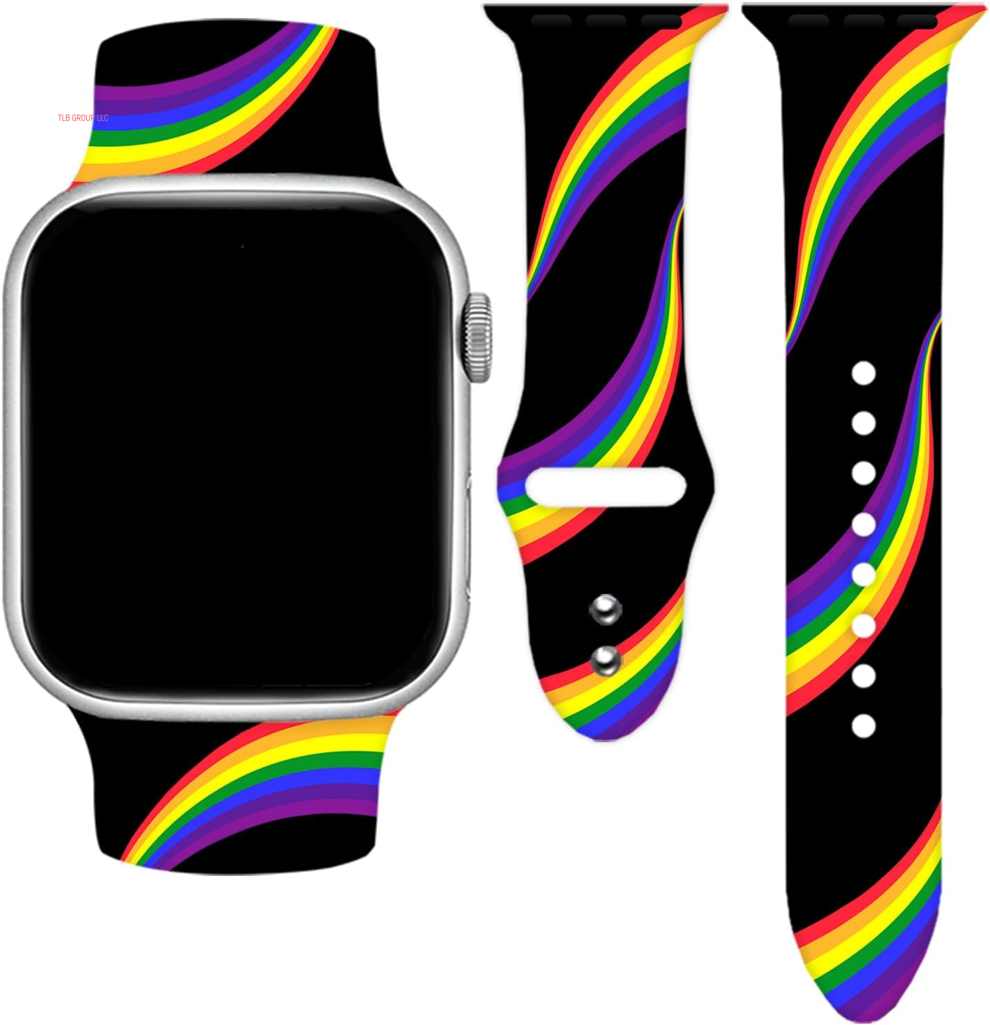 Holidays Watch Band Compatible with Apple Watch 38Mm 40Mm 41Mm 42Mm 44Mm 45Mm 49Mm for Women Men,Soft Silicone Replacement Sport Accessories Strap Replacement Wristband for Iwatch Series Ultra 9 8 7 6 5 4 3 2 1 SE