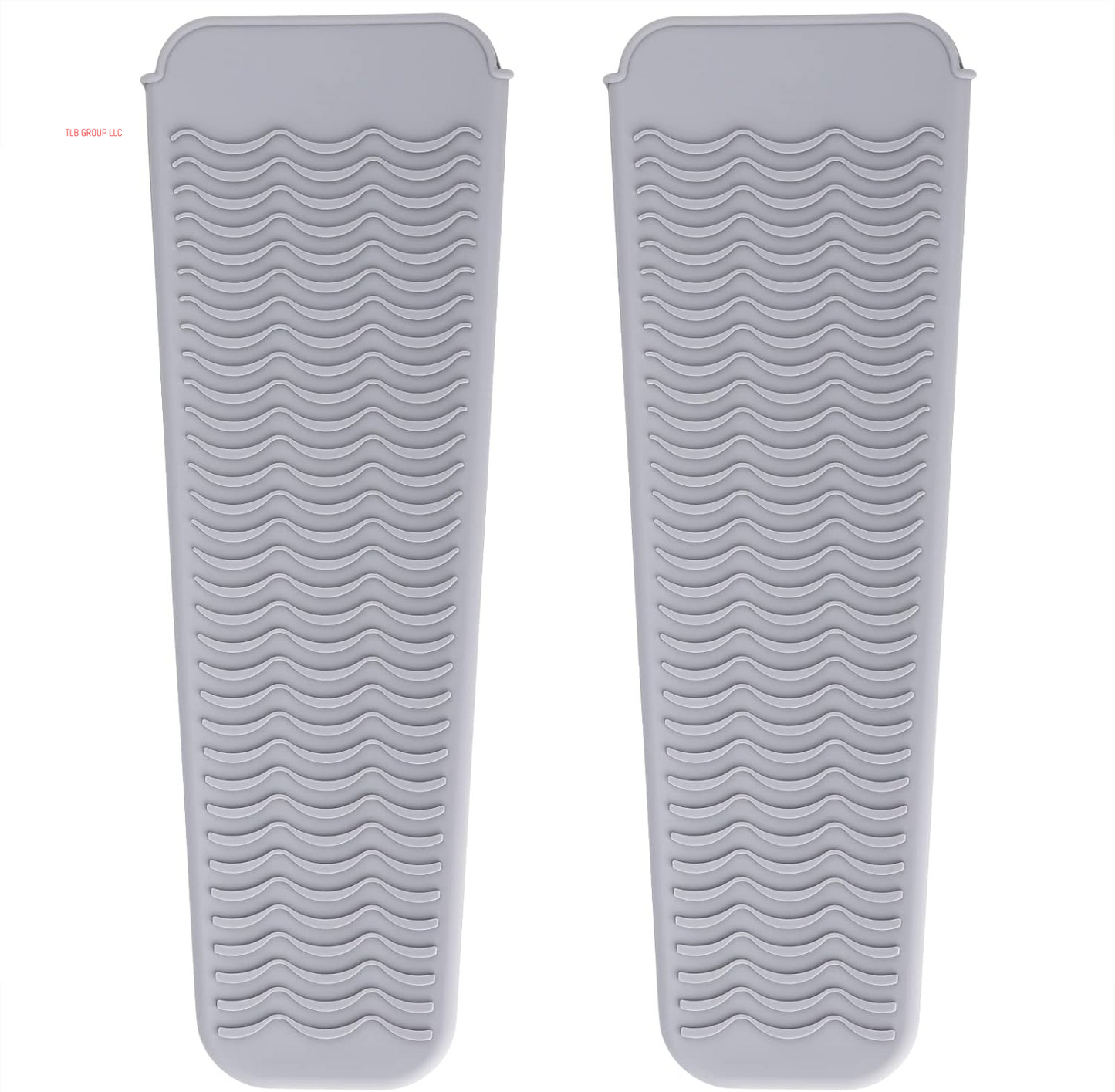 Heat Resistant Mat for Hair Tools, Silicone Heat Mat & Holder for Curling Iron, Professional Portable Travel Flat Iron Mat Pad Pouch Case Cover for Countertop