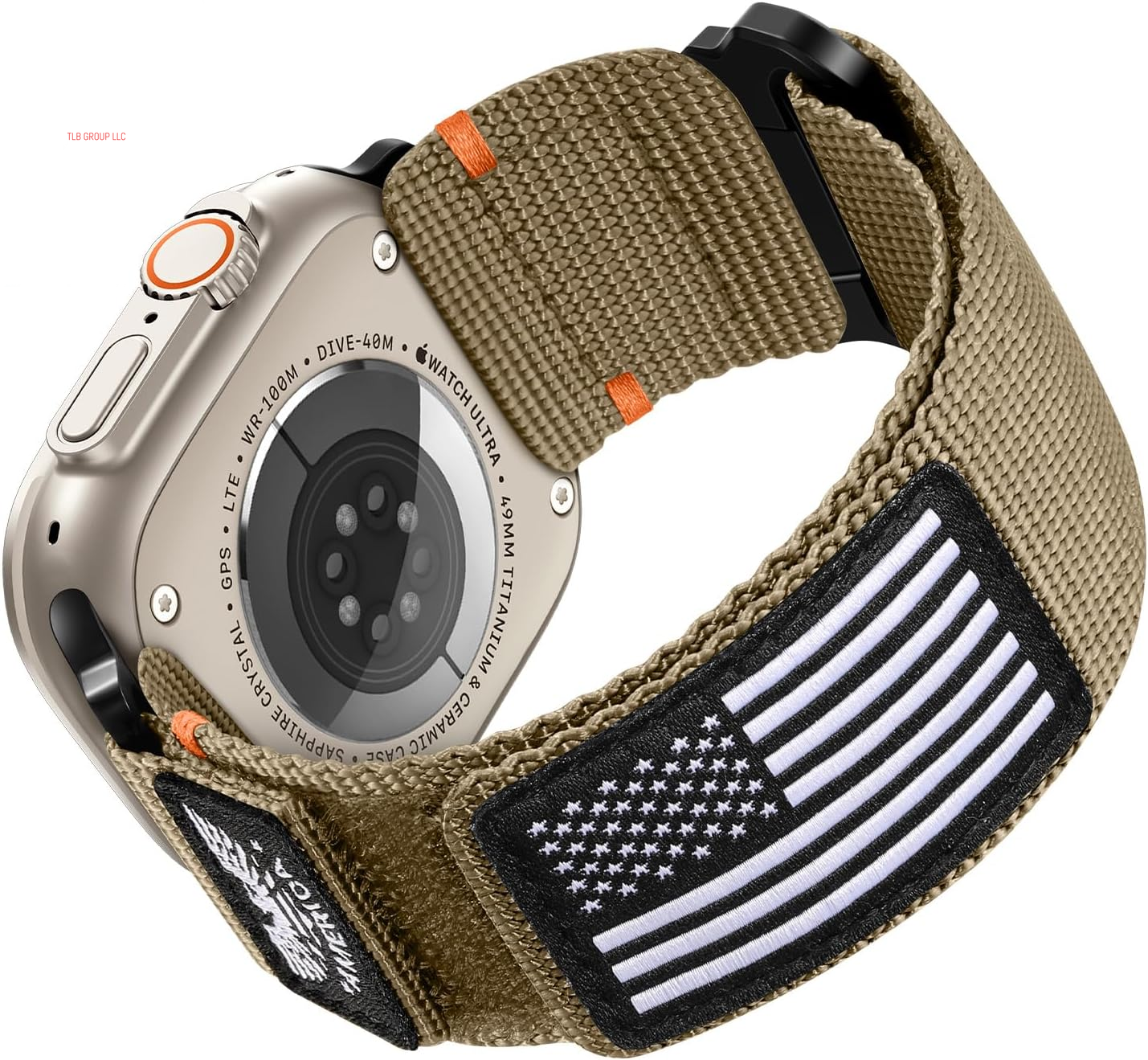 Rugged Nylon Compatible with Apple Watch Bands for Men, Sport Workout Band Soft Wristbands for Iwatch Ultra Strap 49Mm Series 10 46Mm 9/8/7 45Mm SE2/6/SE/5/4 44Mm 3/2/1 42Mm, Black, Medium
