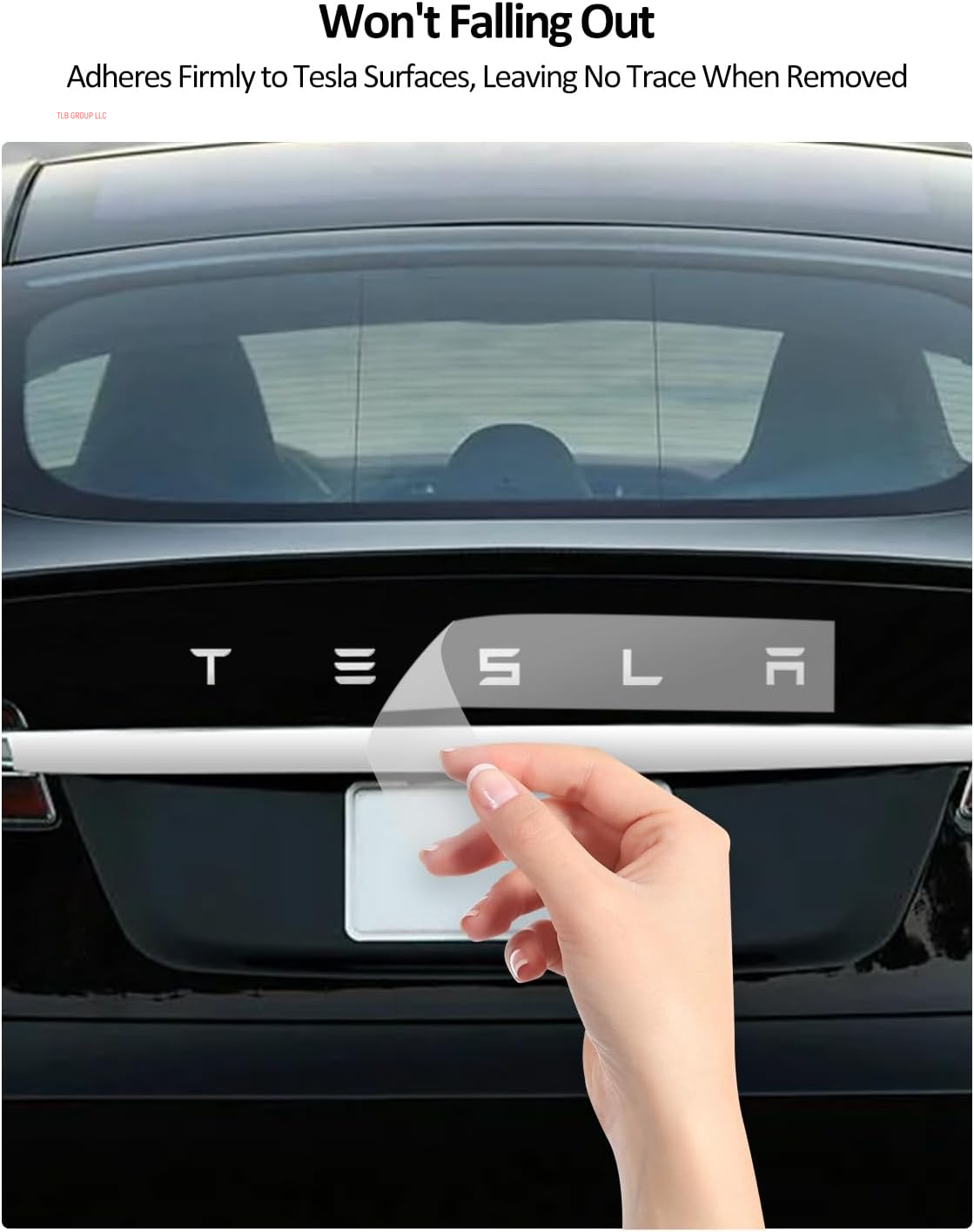 2025 Metal Logo Letters Fit for Tesla, Tailgate Letters Emblems Model 3 Y S X Accessories, Tesla Logo Emblem Model Y Metal Raised Tailgate Insert Rear Emblems Silver