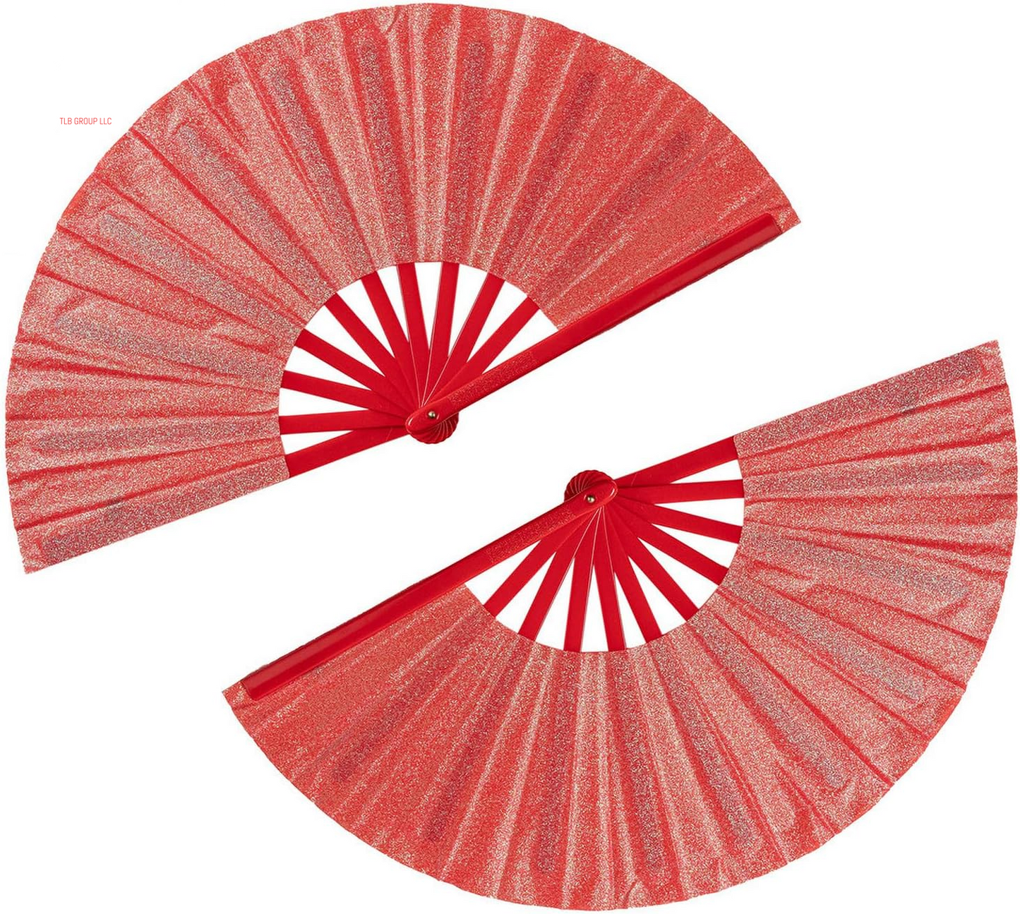 2 Pack 2025 New Large Folding Hand Fan Line Dance Popping Fan,Clap Fans for Line Dancing Foldable Boots on the Ground Clack Fan for Concert Party Festival Halloween or Home Decor