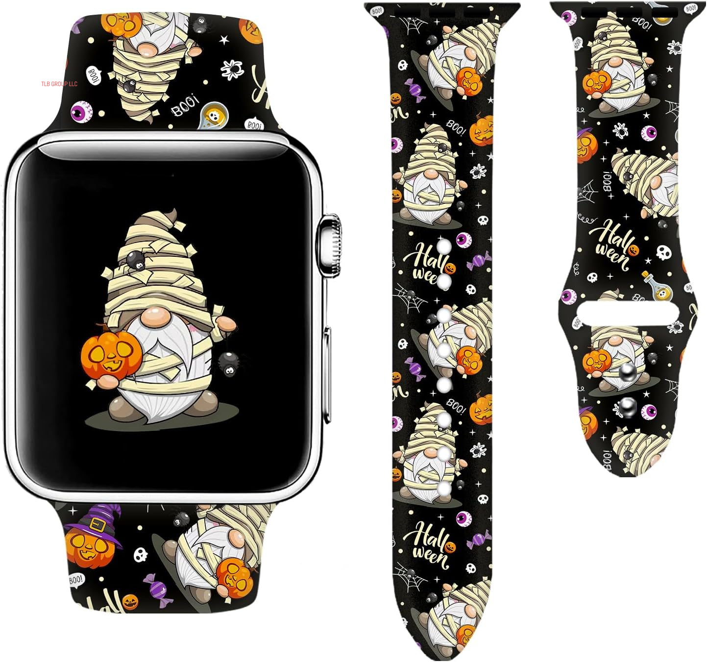 Holidays Watch Band Compatible with Apple Watch 38Mm 40Mm 41Mm 42Mm 44Mm 45Mm 49Mm for Women Men,Soft Silicone Replacement Sport Accessories Strap Replacement Wristband for Iwatch Series Ultra 9 8 7 6 5 4 3 2 1 SE