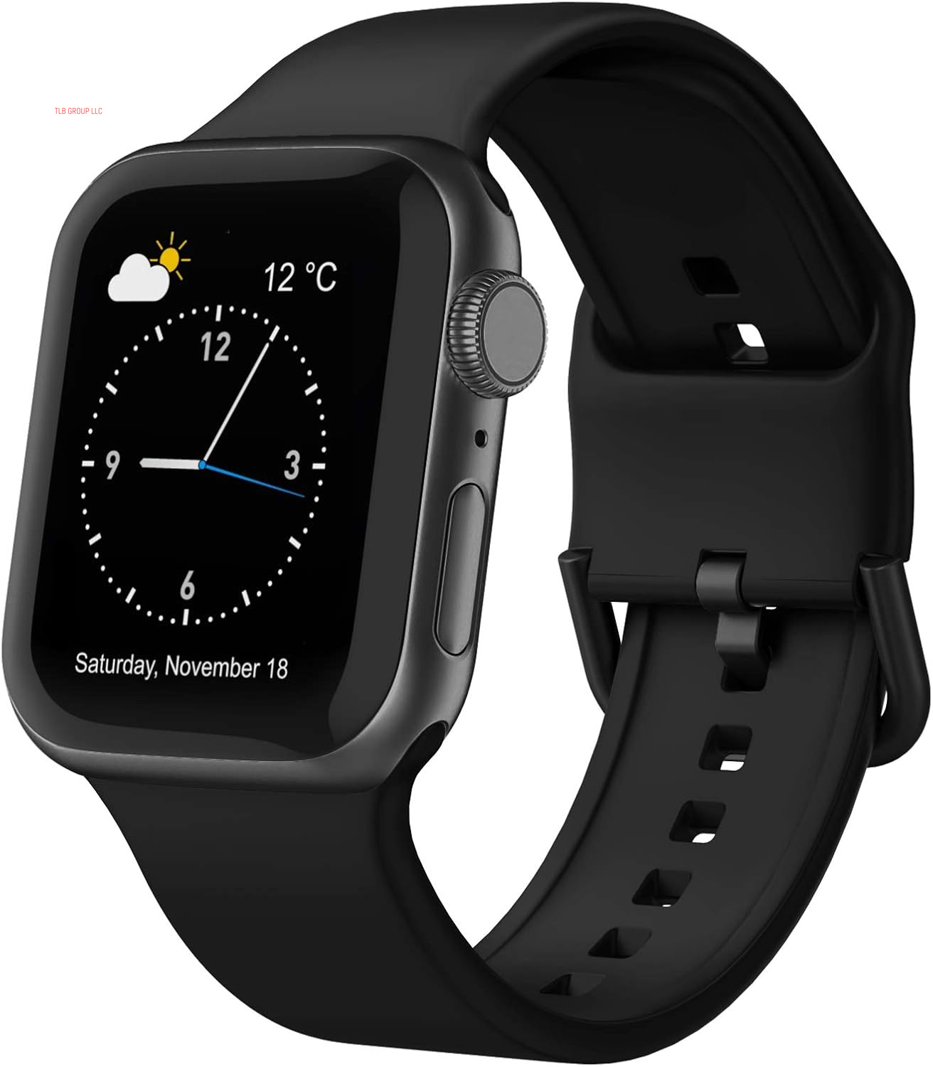 Sport Band Compatible with Apple Watch Bands 49Mm 46Mm 45Mm 44Mm 42Mm 41Mm 40Mm 38Mm, Soft Silicone Wristband Strap with Classic Clasp for Iwatch Series 10 9 Ultra SE 8 7 6 5 4 3 2 1 for Women Men