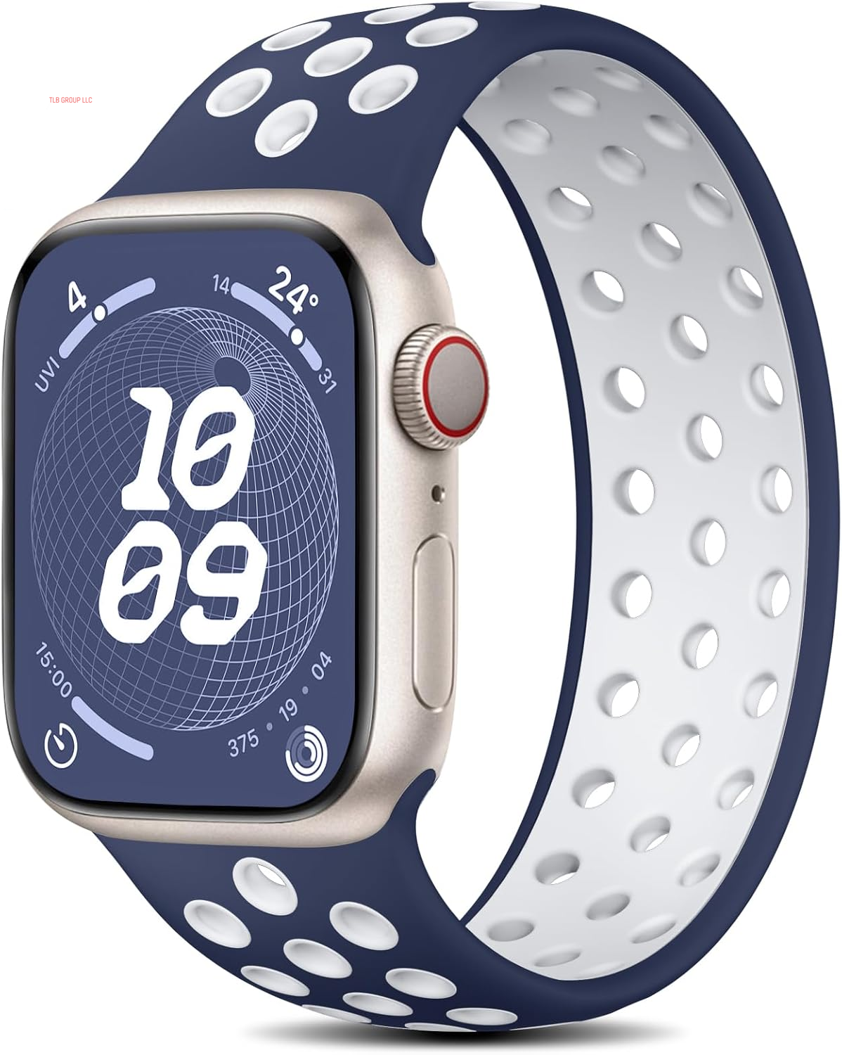 Solo Loop Band Compatible with Apple Watch Band 45Mm 44Mm 49Mm 41Mm 40Mm 38Mm 42Mm for Men Women, Breathable Sport Silicone Wristband for Iwatch Series 9 8 7 6 5 4 3 2 1 SE Ultra Ultra 2