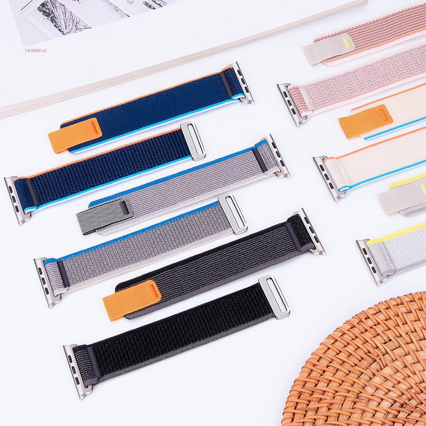 Sport Trail Loop Strap Compatible for Apple Watch Band 38Mm 40Mm 41Mm 42Mm 44Mm 45Mm 46Mm 49Mm for Women Men,Adjustable Breathable Nylon Braided Wristband for Iwatch Series Ultra 10 9 8 7 6 5 4 3 2 SE