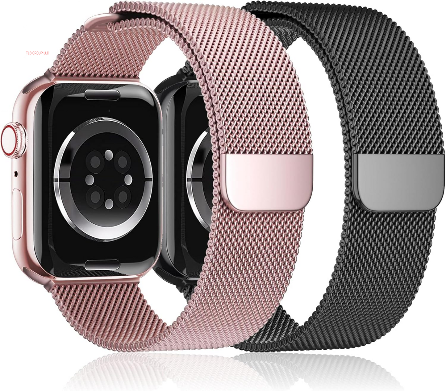 Magnetic Milanese Loop for Apple Watch Band 42Mm 46Mm 40Mm 41Mm 38Mm 44Mm 45Mm 49Mm Women Men,Magnet Stainless Steel Mesh Metal Strap for Iwatch Ultra/2 Series 10 9 8 7 6 5 4,Se/2Nd Generation