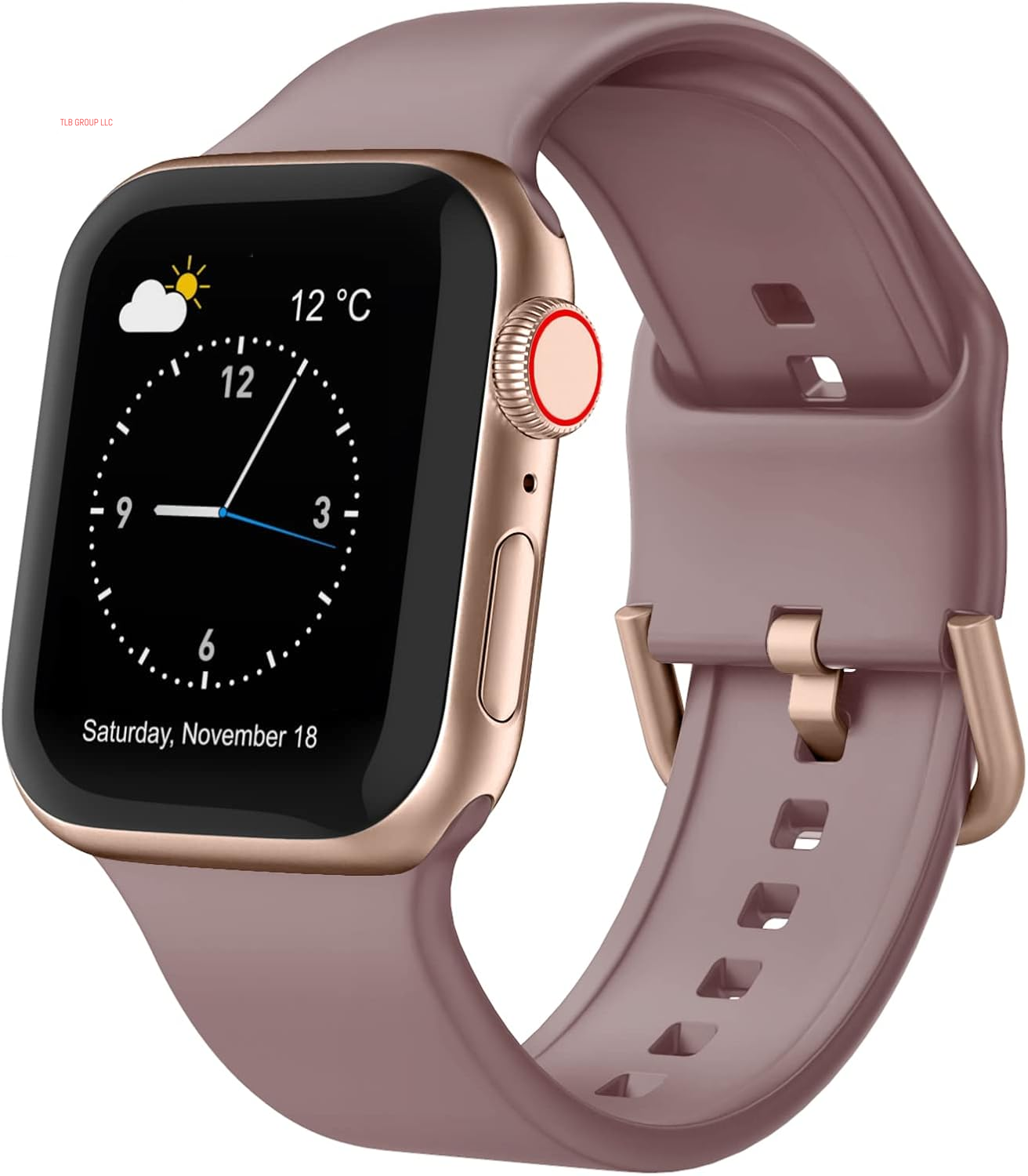 Sport Band Compatible with Apple Watch Bands 49Mm 46Mm 45Mm 44Mm 42Mm 41Mm 40Mm 38Mm, Soft Silicone Wristband Strap with Classic Clasp for Iwatch Series 10 9 Ultra SE 8 7 6 5 4 3 2 1 for Women Men