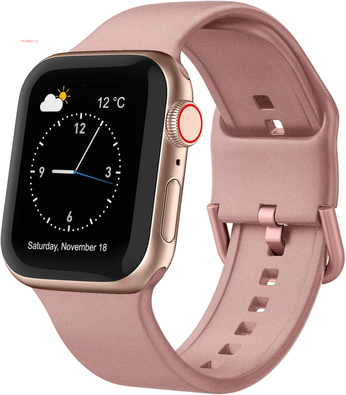 Sport Band Compatible with Apple Watch Bands 49Mm 46Mm 45Mm 44Mm 42Mm 41Mm 40Mm 38Mm, Soft Silicone Wristband Strap with Classic Clasp for Iwatch Series 10 9 Ultra SE 8 7 6 5 4 3 2 1 for Women Men