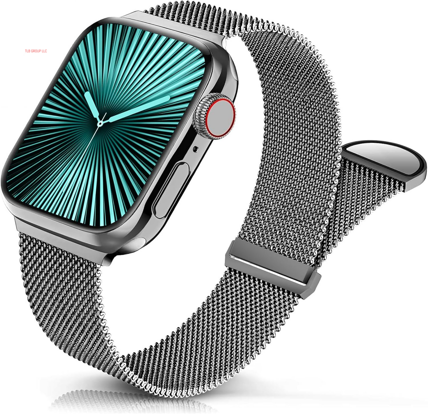 Milanese Mesh Loop Compatible with Apple Watch Bands 42Mm 44Mm 45Mm 46Mm 49Mm 38Mm 40Mm 41Mm for Men Women, Stainless Steel Mesh Strap for Iwatch Series 10 9 8 7 6 SE 5 4 3 2 1 Ultra