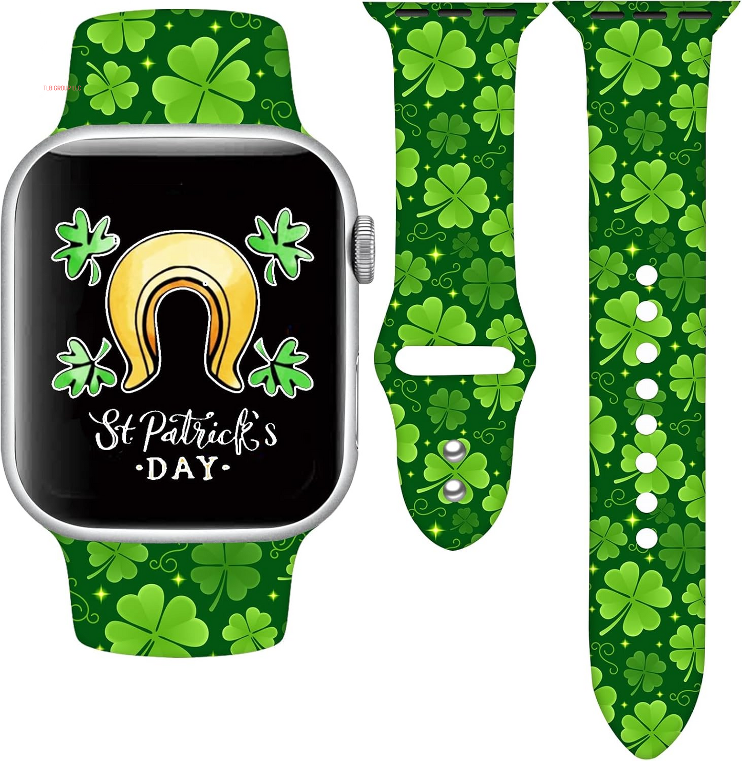 Holidays Watch Band Compatible with Apple Watch 38Mm 40Mm 41Mm 42Mm 44Mm 45Mm 49Mm for Women Men,Soft Silicone Replacement Sport Accessories Strap Replacement Wristband for Iwatch Series Ultra 9 8 7 6 5 4 3 2 1 SE