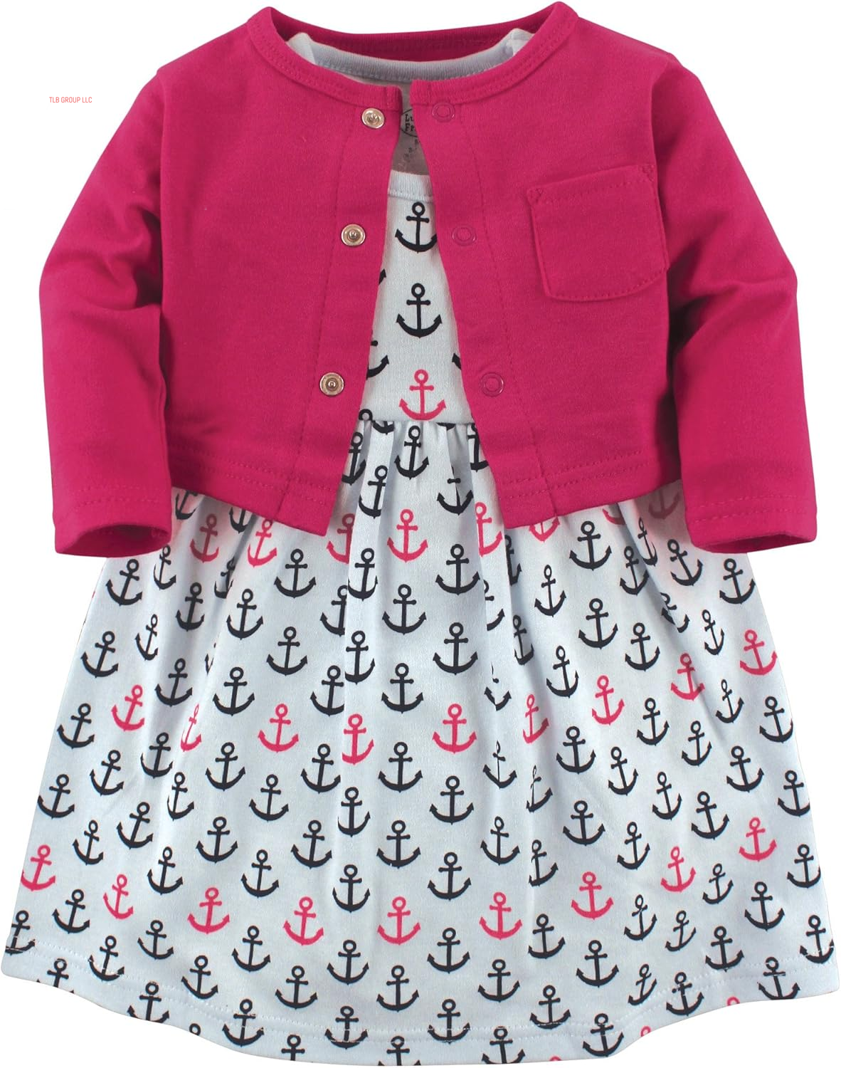 Baby-Girls Dress and Cardigan