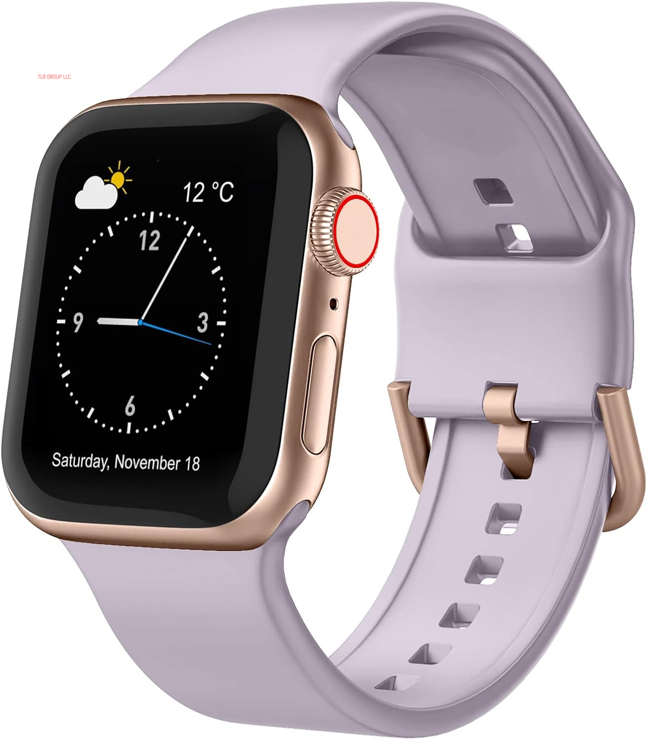 Sport Band Compatible with Apple Watch Bands 49Mm 46Mm 45Mm 44Mm 42Mm 41Mm 40Mm 38Mm, Soft Silicone Wristband Strap with Classic Clasp for Iwatch Series 10 9 Ultra SE 8 7 6 5 4 3 2 1 for Women Men