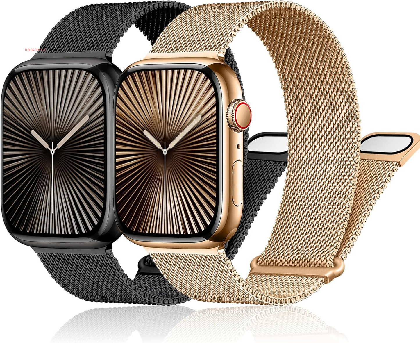 Magnetic Milanese Loop for Apple Watch Band 42Mm 46Mm 40Mm 41Mm 38Mm 44Mm 45Mm 49Mm Women Men,Magnet Stainless Steel Mesh Metal Strap for Iwatch Ultra/2 Series 10 9 8 7 6 5 4,Se/2Nd Generation