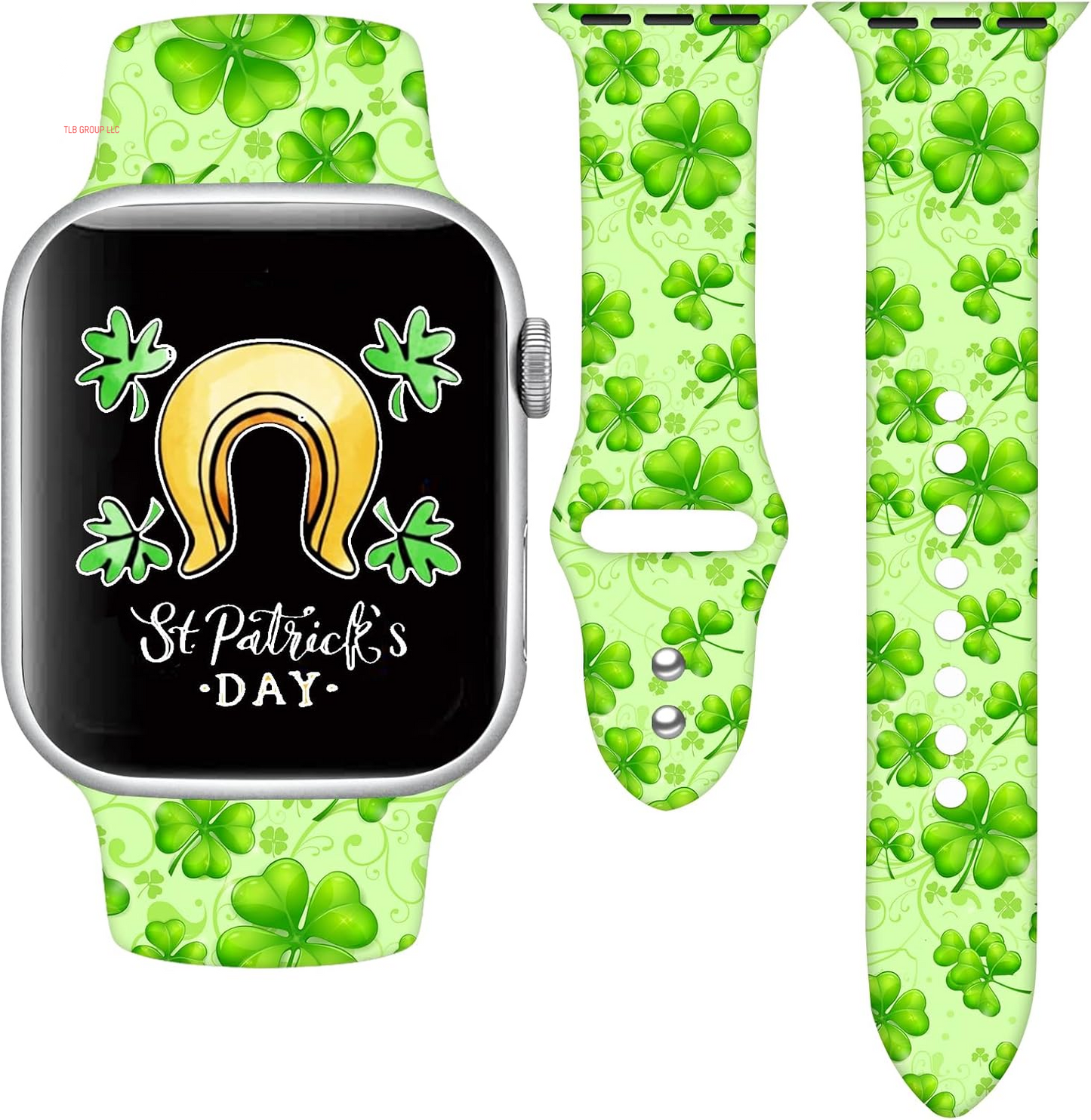Holidays Watch Band Compatible with Apple Watch 38Mm 40Mm 41Mm 42Mm 44Mm 45Mm 49Mm for Women Men,Soft Silicone Replacement Sport Accessories Strap Replacement Wristband for Iwatch Series Ultra 9 8 7 6 5 4 3 2 1 SE