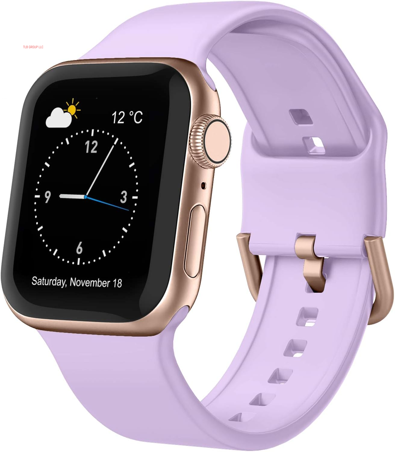 Sport Band Compatible with Apple Watch Bands 49Mm 46Mm 45Mm 44Mm 42Mm 41Mm 40Mm 38Mm, Soft Silicone Wristband Strap with Classic Clasp for Iwatch Series 10 9 Ultra SE 8 7 6 5 4 3 2 1 for Women Men