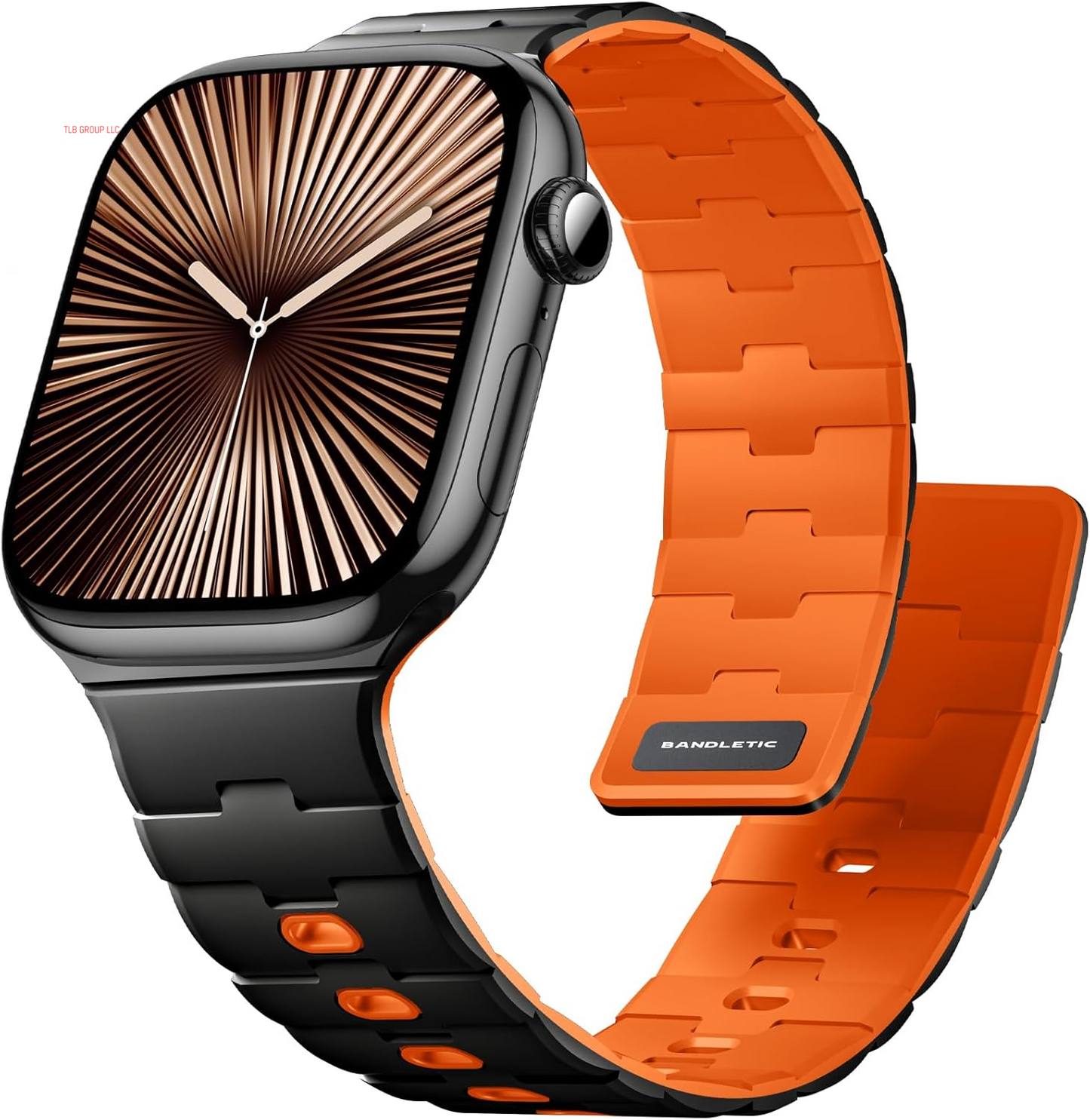 Magnetic Watchband Compatible with Apple Watch Bands for Men 45Mm 44Mm 46Mm 49Mm 42Mm Women, Soft Silicone Sport Strap for Iwatch Band Series 10 Ultra 2 SE 9 8 7 6 5 4, A-Starlight