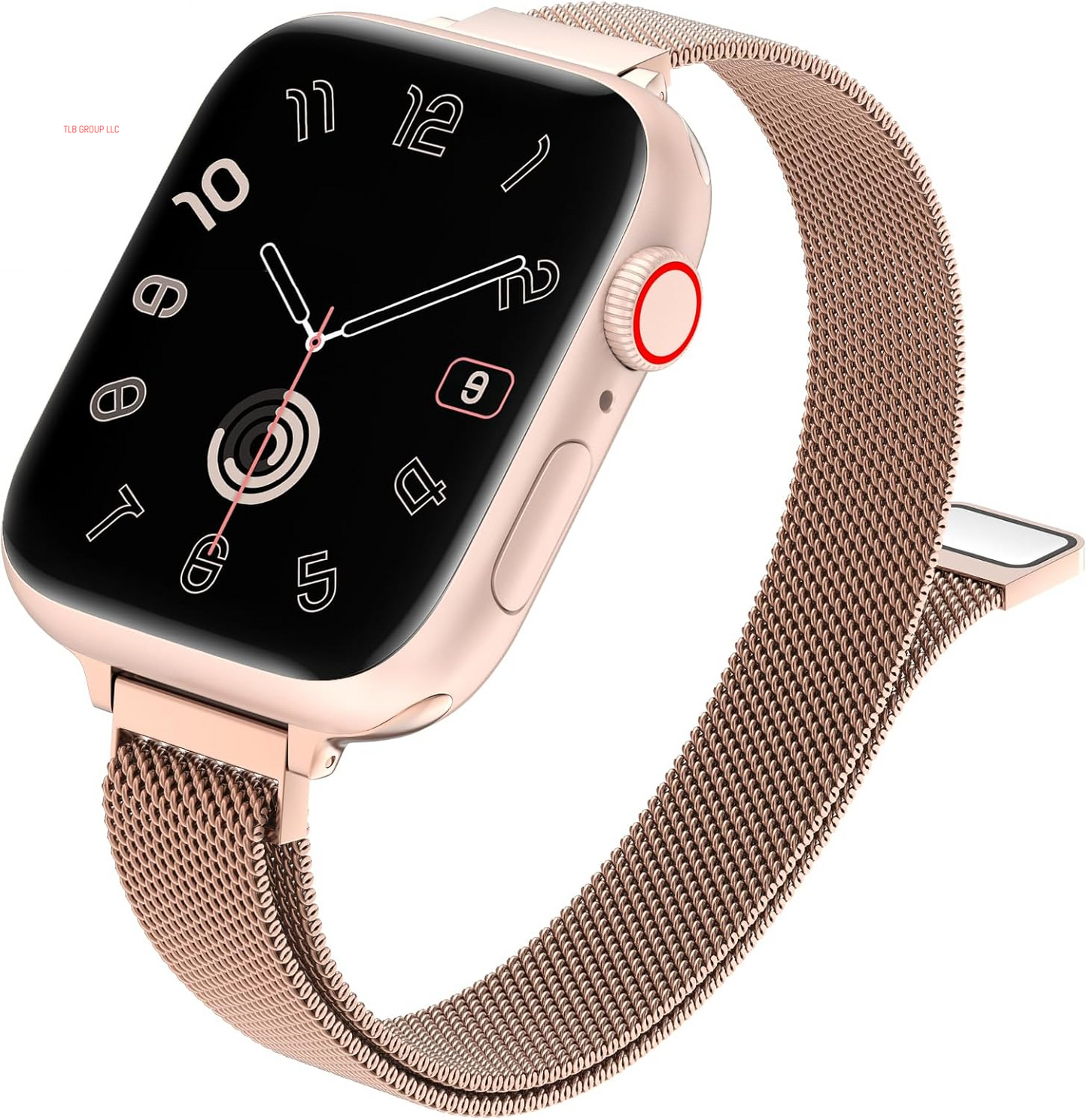 Slim Milanese Loop Compatible with Apple Watch Band for Women 40Mm 41Mm 38Mm 42Mm 44Mm 45Mm 46Mm, Stainless Steel Magnetic Mesh Strap Work on Iwatch Series10 9 8 7 6 5 4 3 2 1 SE