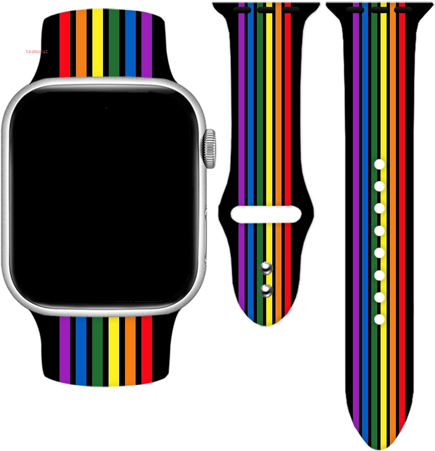 Holidays Watch Band Compatible with Apple Watch 38Mm 40Mm 41Mm 42Mm 44Mm 45Mm 49Mm for Women Men,Soft Silicone Replacement Sport Accessories Strap Replacement Wristband for Iwatch Series Ultra 9 8 7 6 5 4 3 2 1 SE