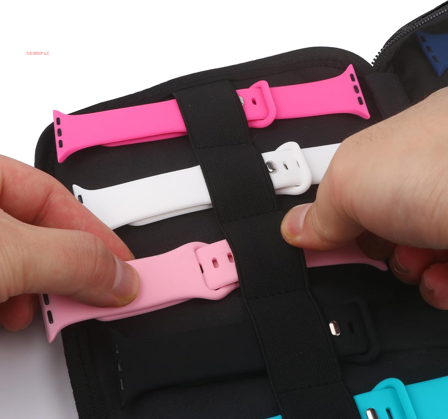 18 Pack Bands Compatible with Apple Watch Band 42Mm(Series 10) 41Mm 40Mm 38Mm and 20-Slot Watch Band Storage Organizer