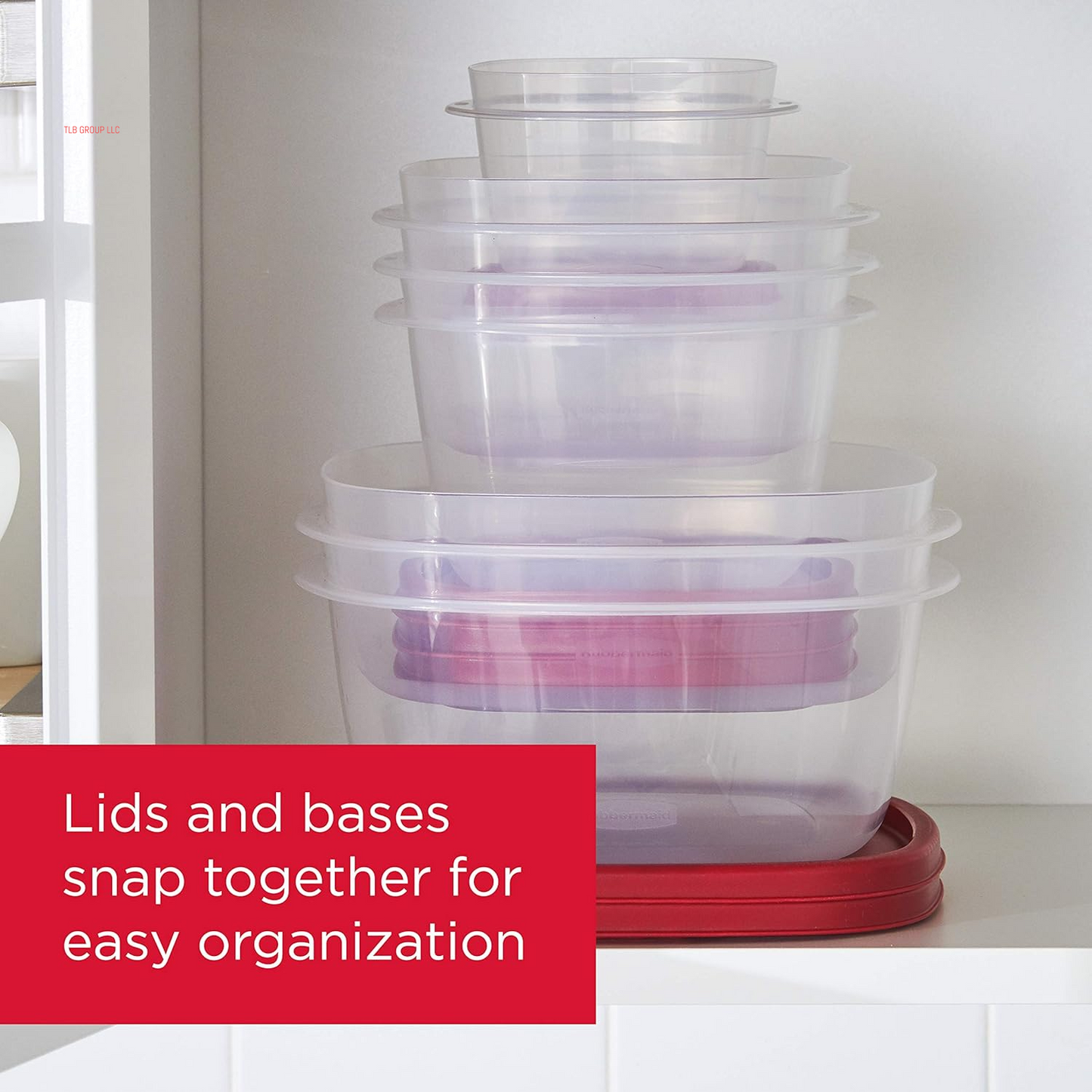 16-Piece Bpa-Free Plastic Food Storage Set, Red Vented Lids - Microwave, Dishwasher Safe: Perfect for Meal Prep, Leftovers, and Kitchen Organization
