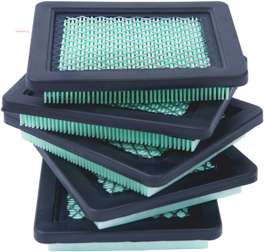 5 Pack 17211-Zl8-023 Air Filter, Compatible for Honda Gcv160 Gcv190, Husqvarna 7021P, Premium Lawn Mower Air Cleaner Element