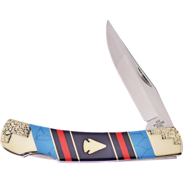 Frost Cutlery Lockback Assorted Stone