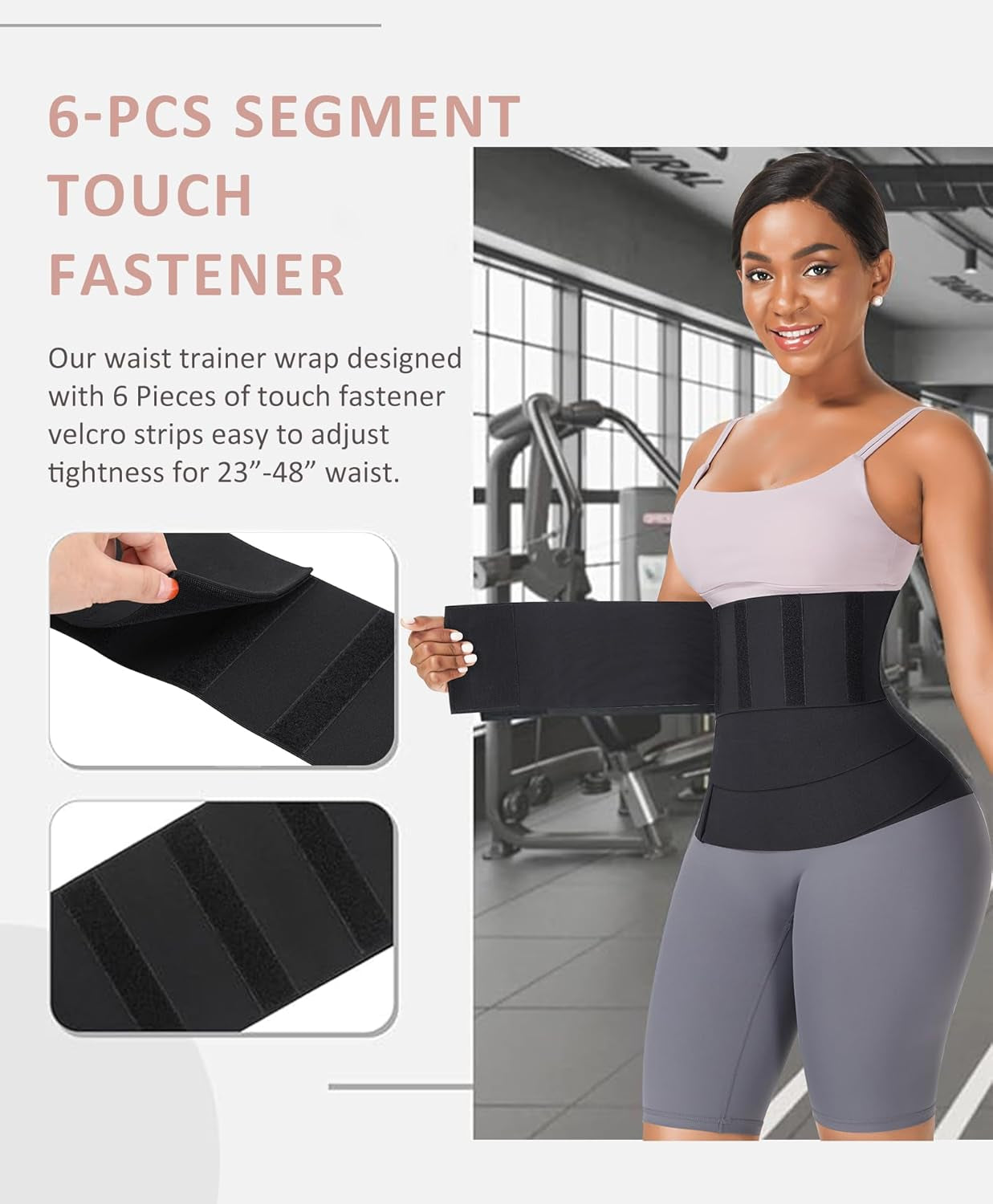 Waist Trainer Wrap for Women Tummy Control Waist Shaper with Loop