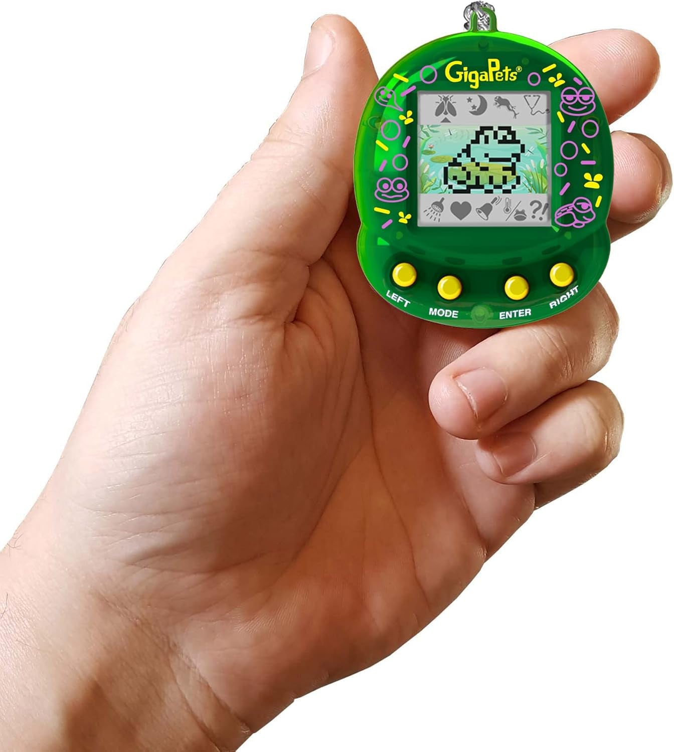 Giga Pet Virtual Pet for Kids Ages 5 and Up, 90S Throwback, Floppy Frog | 25Th Anniversary Edition Upgraded Collector’S Edition | Kids Learn to Take Care of a Pet ZOUSA