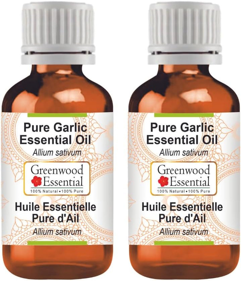 Pure Garlic Essential Oil (Allium Sativum) Steam Distilled 10Ml (0.33 Oz) TLBH