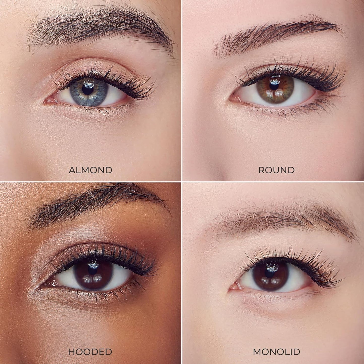 KISS  Falsies False Eyelashes, Lash Clusters, 'Natural', 12 Mm, Includes 20 Clusters, 1 Applicator, Contact Lens Friendly, Easy to Apply, Reusable Strip Lashes