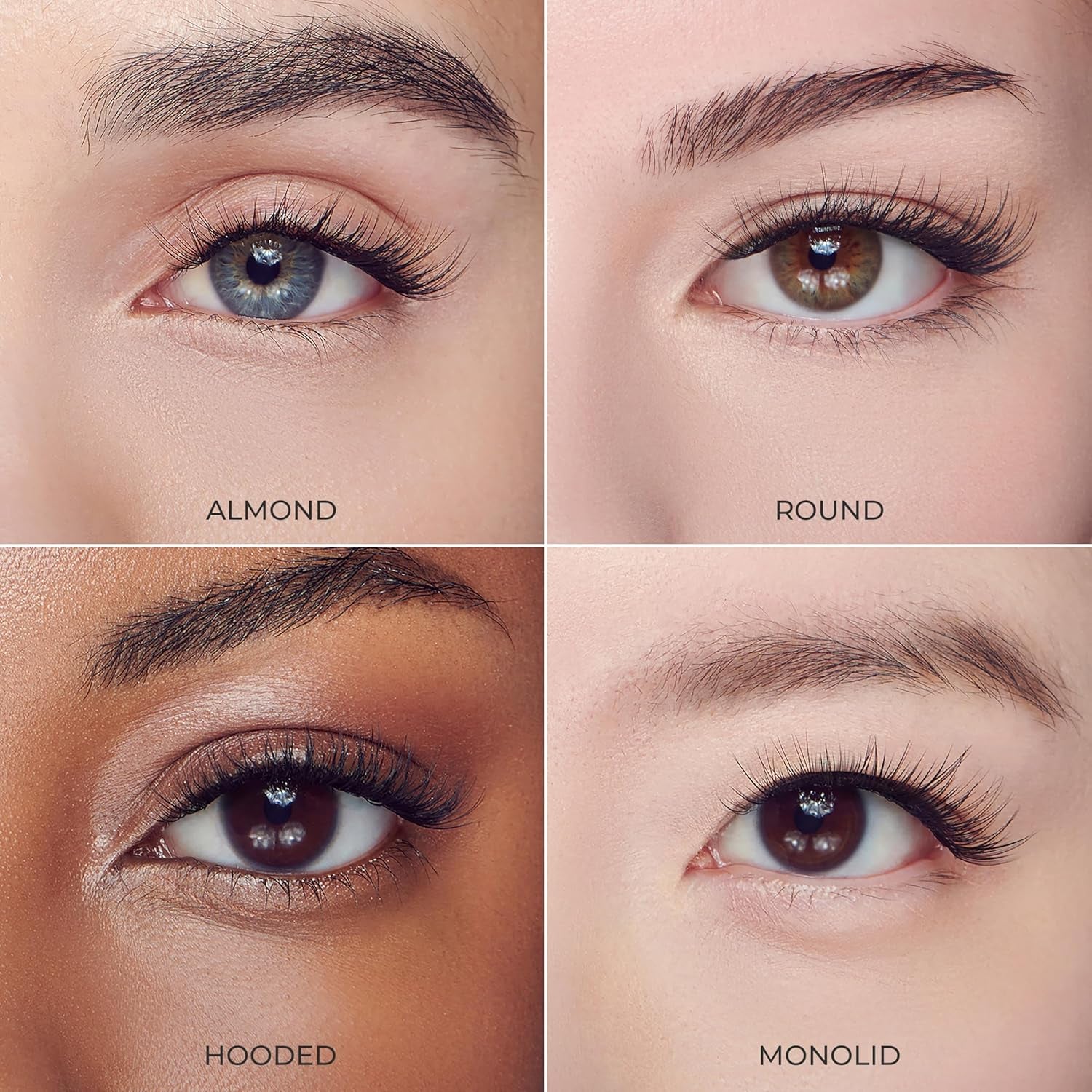 KISS  Falsies False Eyelashes, Lash Clusters, 'Natural', 12 Mm, Includes 20 Clusters, 1 Applicator, Contact Lens Friendly, Easy to Apply, Reusable Strip Lashes