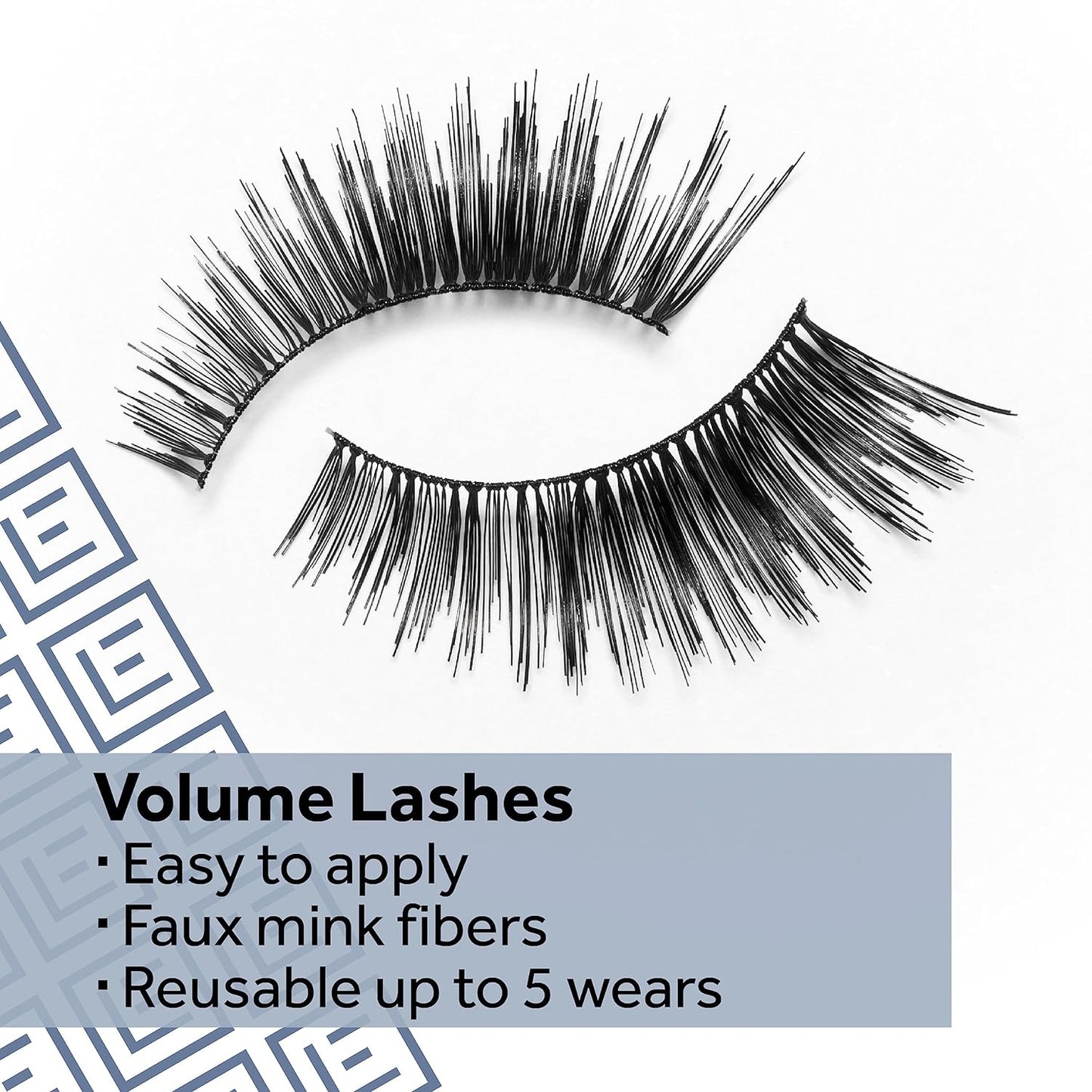 Volume Accent No. 005 Reusable Eyelashes, Adhesive Included, 1 Pair