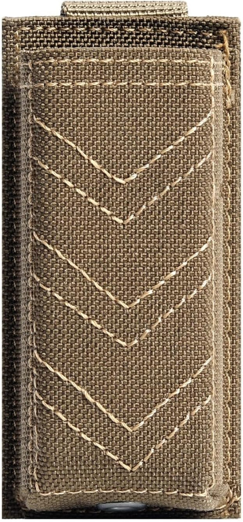 Single/Double Pistol Magazine Pouch W/Belt/Molle Snap Strap 9Mm Mag Holster W/Quick Release Insert Open Top Mag Retention Case Nylon Mag Holder for Battle Belt Duty Vest Chest Rig