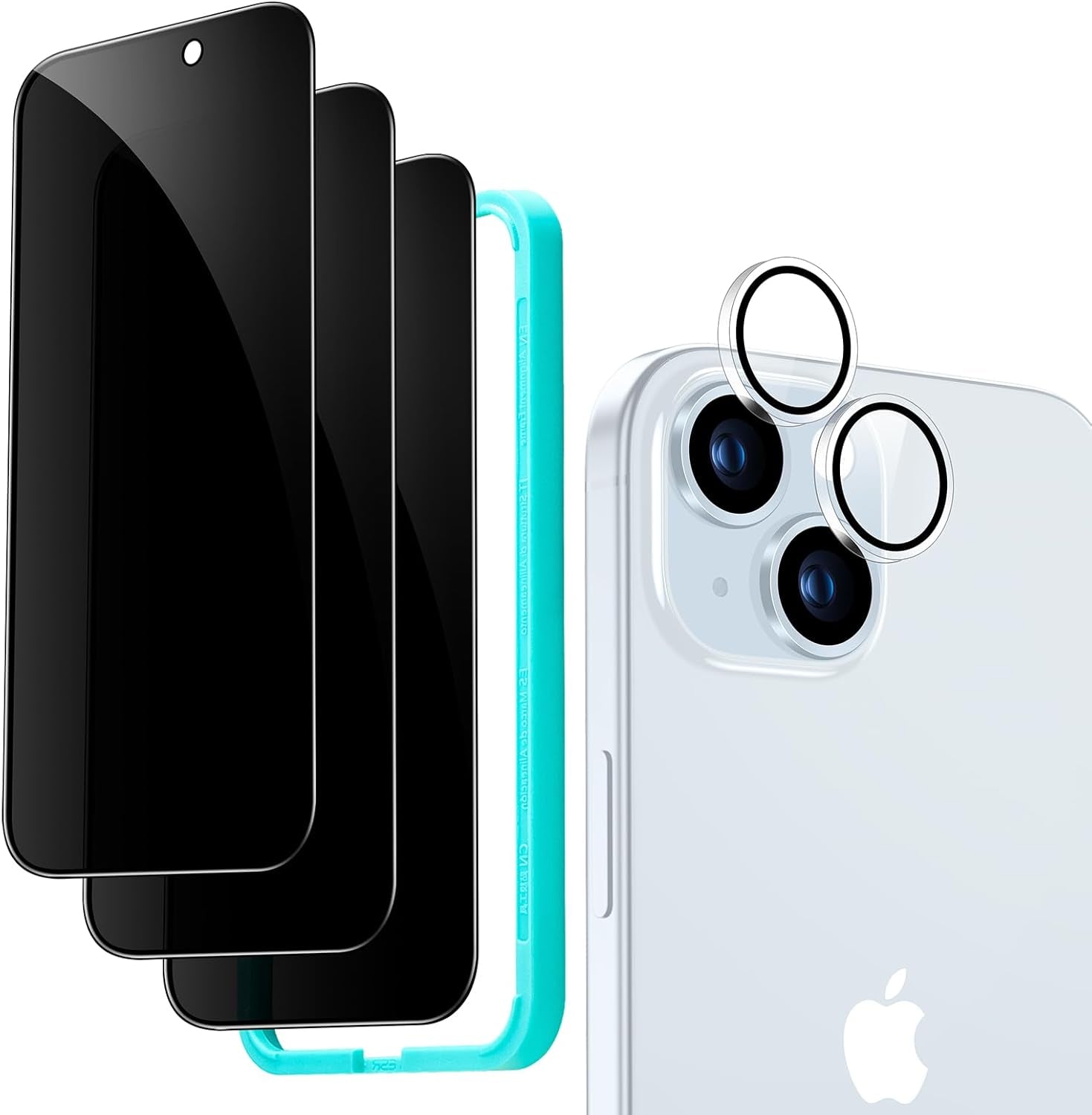 3 Pack for Iphone 16E/ Iphone SE 4/ Iphone 14/ Iphone 13/ Iphone 13 Pro Screen Protector, [9H Hardness] [Military Grade Shatterproof] Tempered Glass Film with Easy Installation Tool
