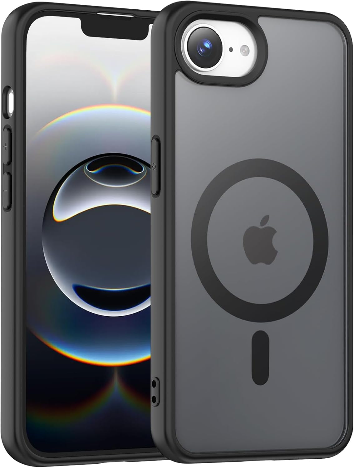 for Iphone 16E Case, [Compatible with Magsafe][Anti-Yellowing][Military-Grade Protection] Shockproof Slim Magnetic Phone Sleeve for Iphone 16E 6.1'', Clear