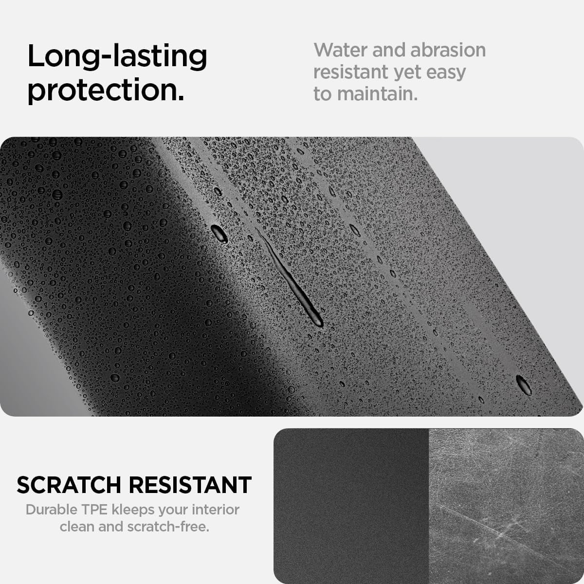 Center Console Non-Slip Armrest Cover Designed for Tesla Model 3 2024 Refresh (Highland) with EZ Snap on Instant Install - Black