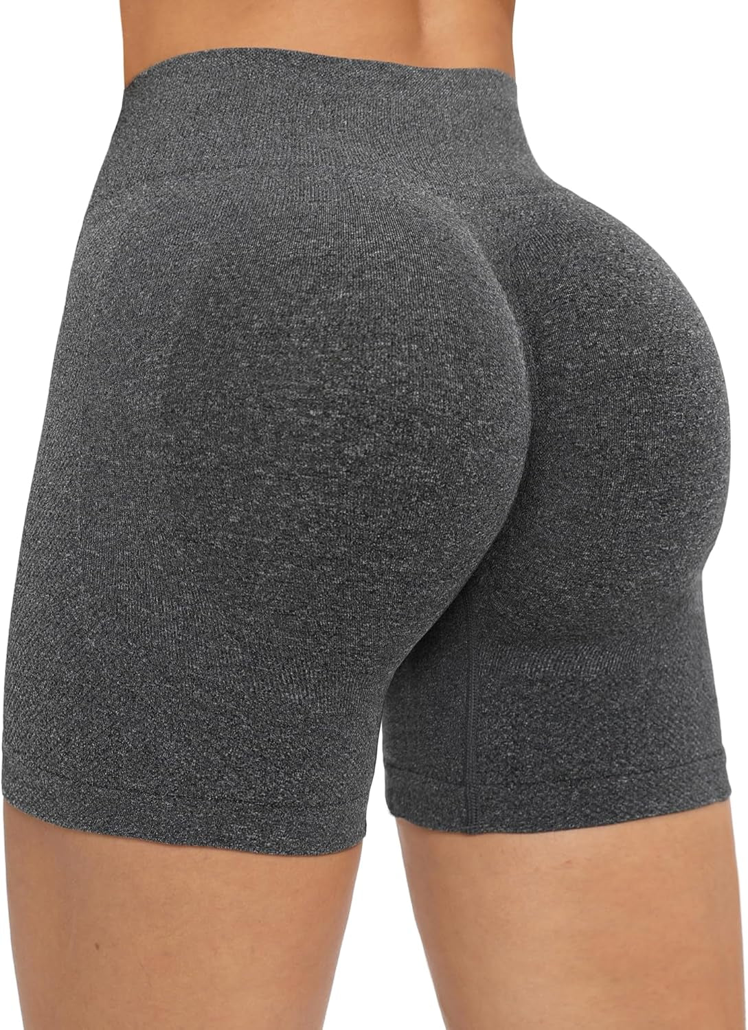 Scrunch Butt Lifting Workout Shorts for Women, Seamless High Waisted Contour Gym Yoga Biker Shorts