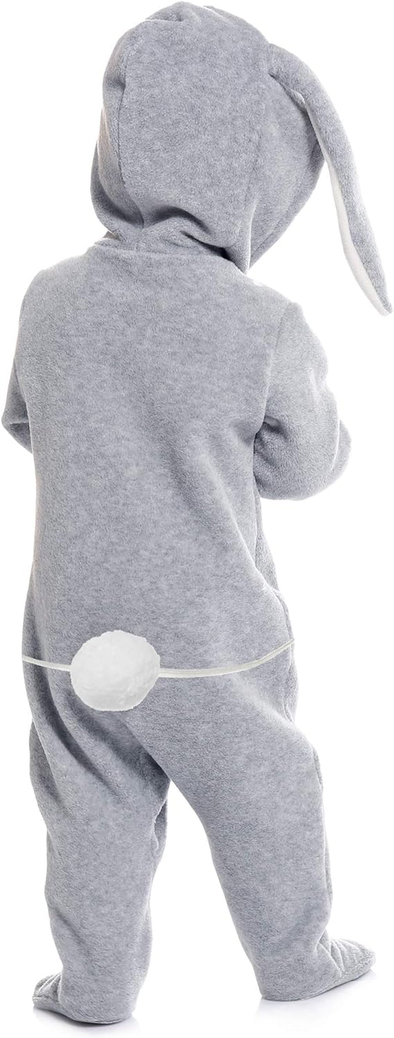 Bunny Rabbit Tail Accessory - White Pom Pom Costume Accessories Bunny Tail for Pretend Play