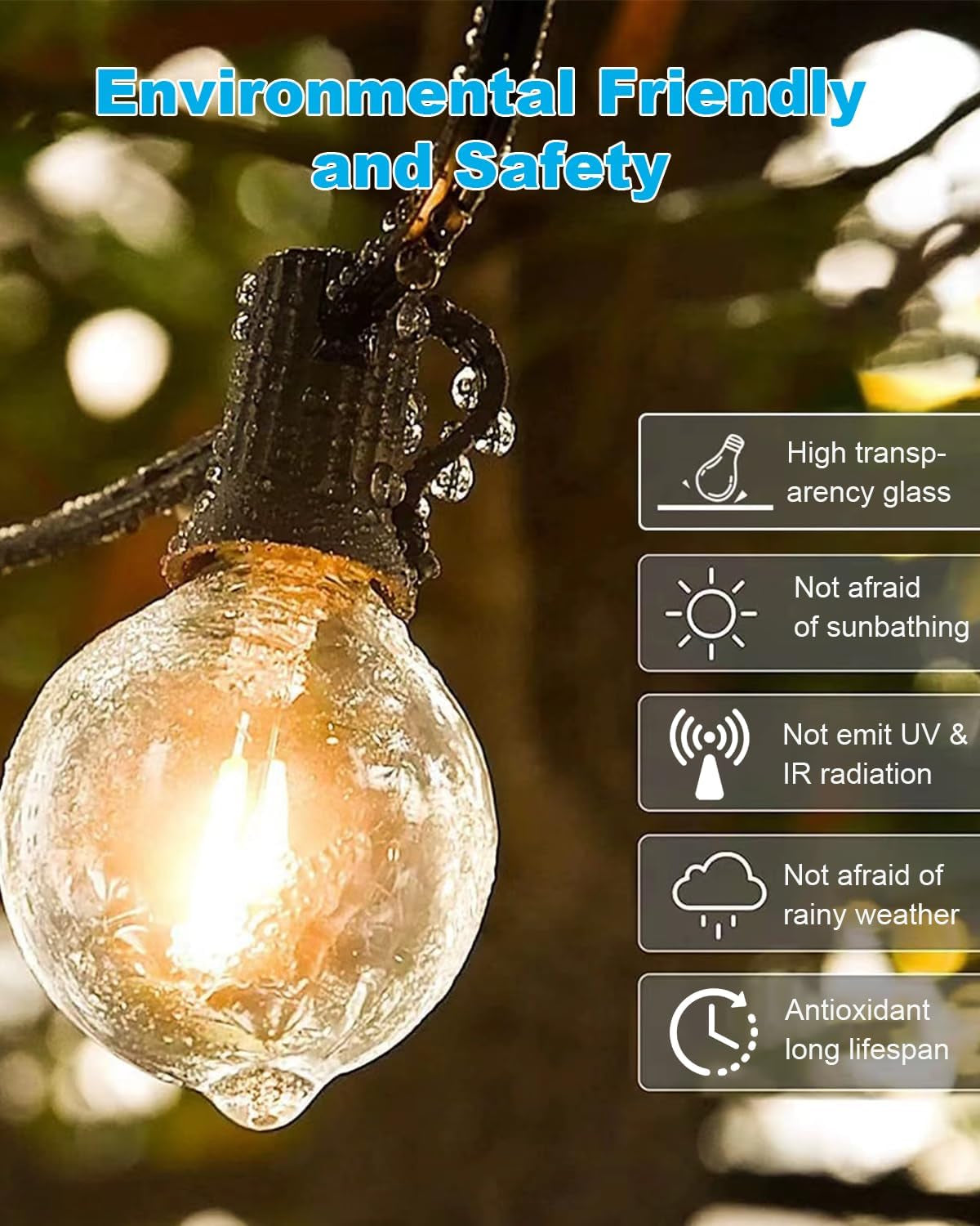Wax Warmer Bulbs, 40W Candle Lamp, G50 Light Bulbs for Full Size Scentsy Warmer, E12 Candelabra Base for for Chandelier, Ceiling Fan Light, Decorative Vanity Lights, Dimmable, Warm White 6Pcs