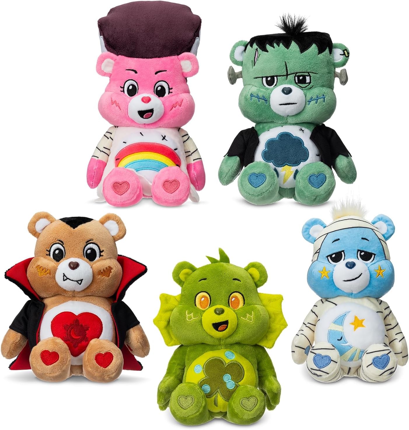 Basic Fun, Grumpy as Frankenstein, Universal Monsters 22Cm Plush, Cuddly Toys for Children, Cute Teddy Bear, Suitable for Girls and Boys Ages 4+ UK